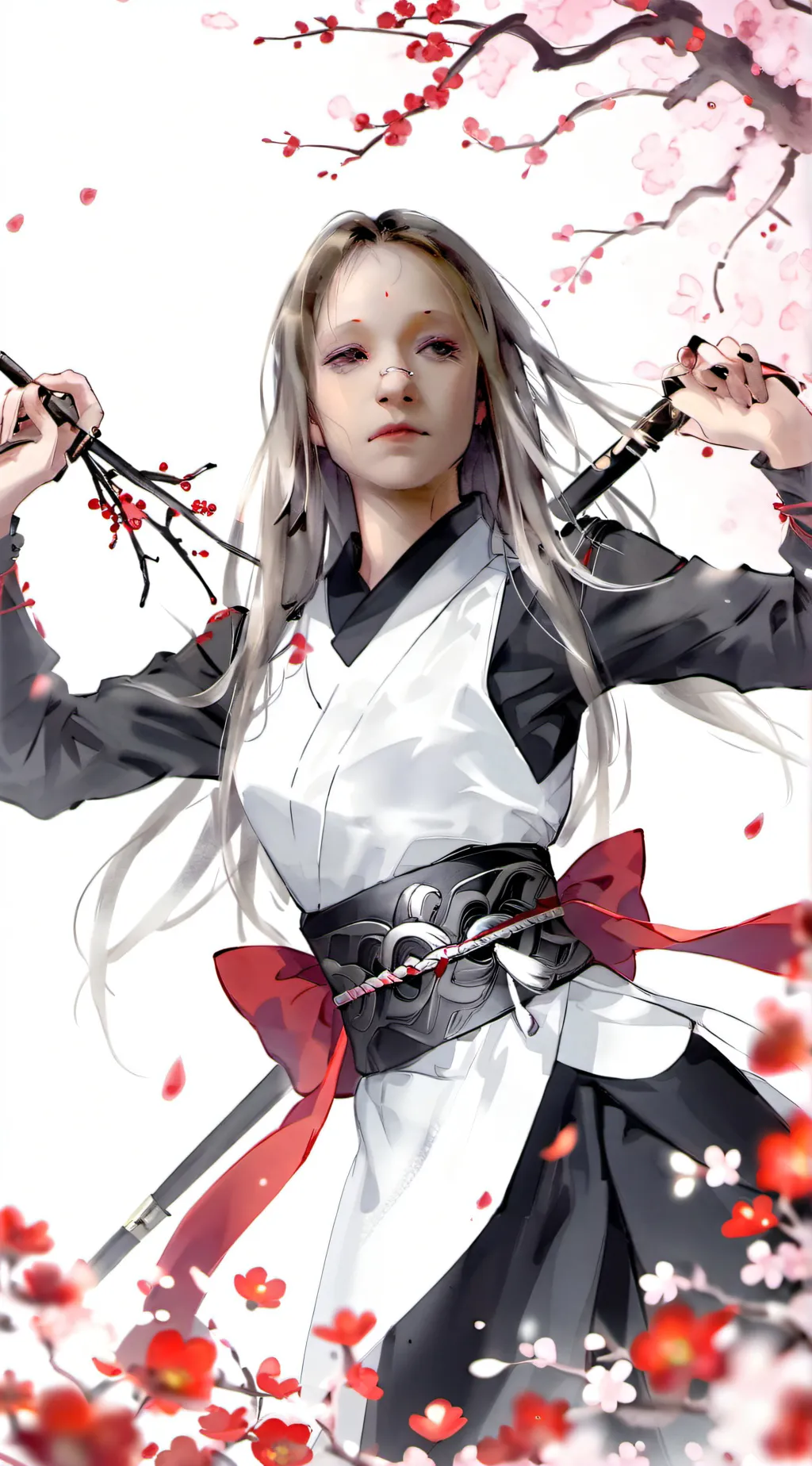ai character: nezuko background
