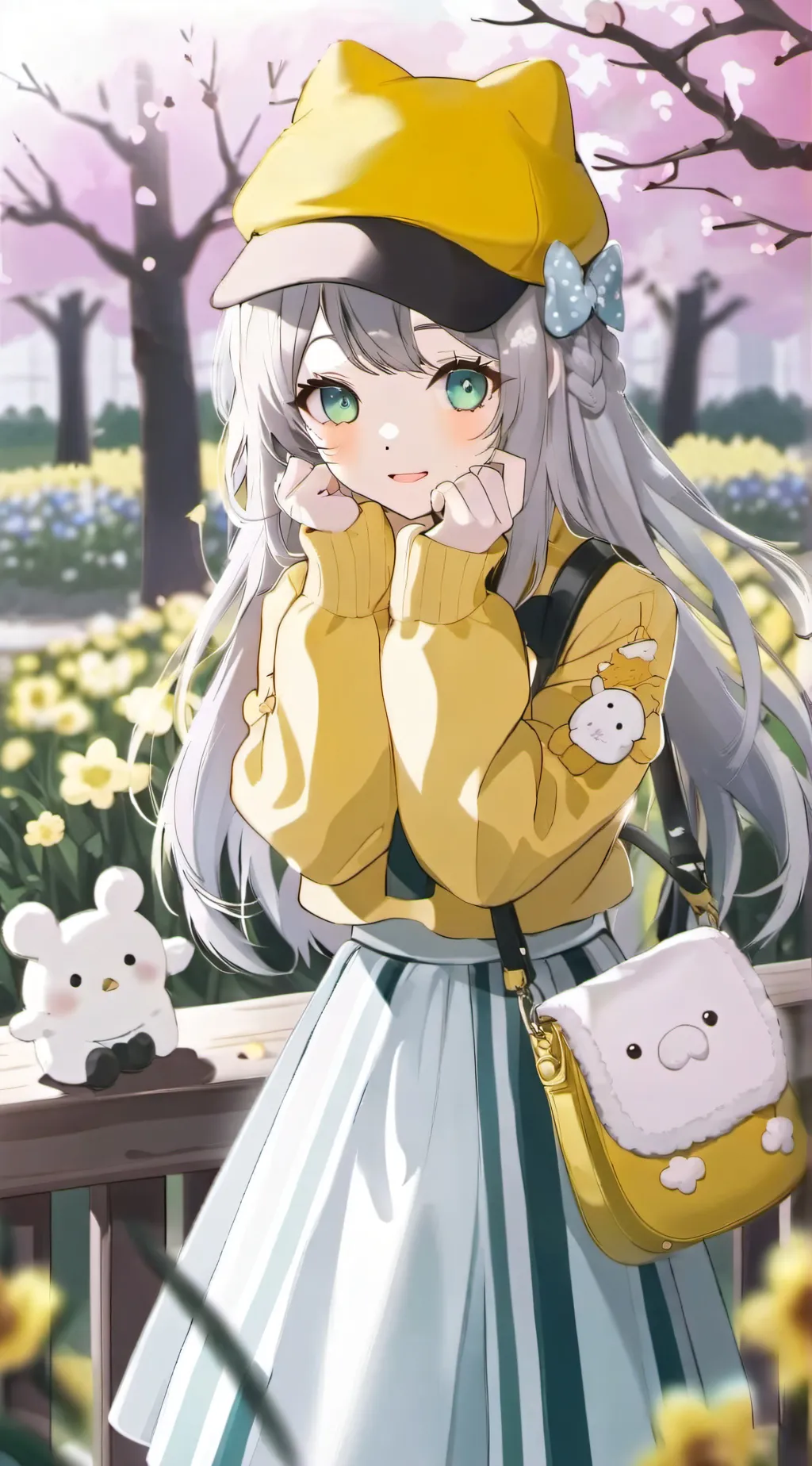 ai character: Yui  background