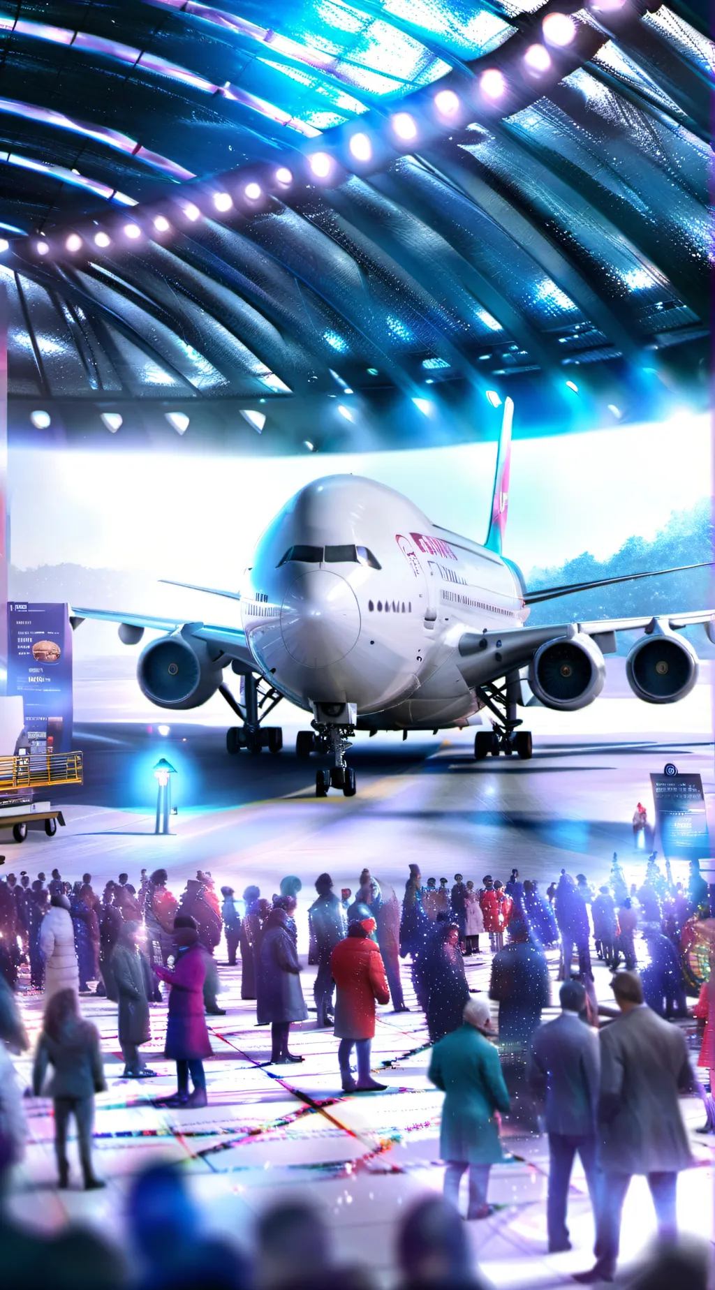 ai character: Airbus A380 background