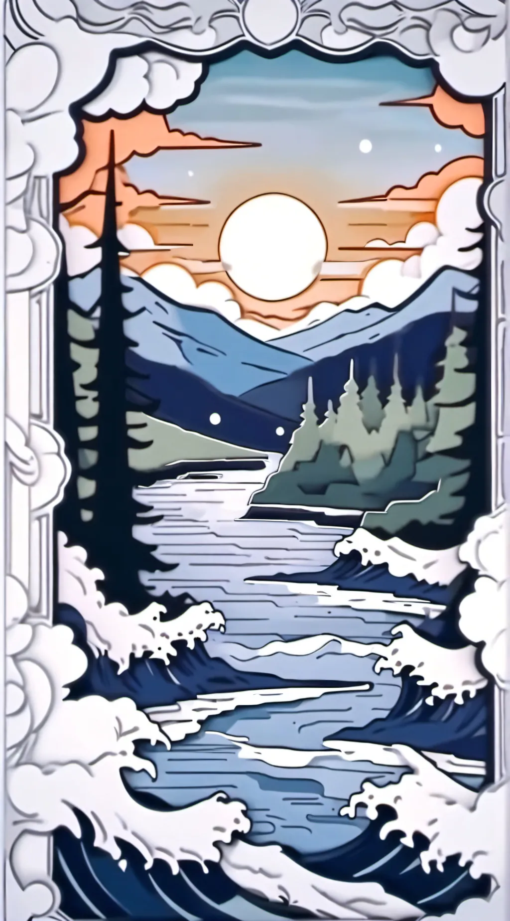 ai character: SC heaven background