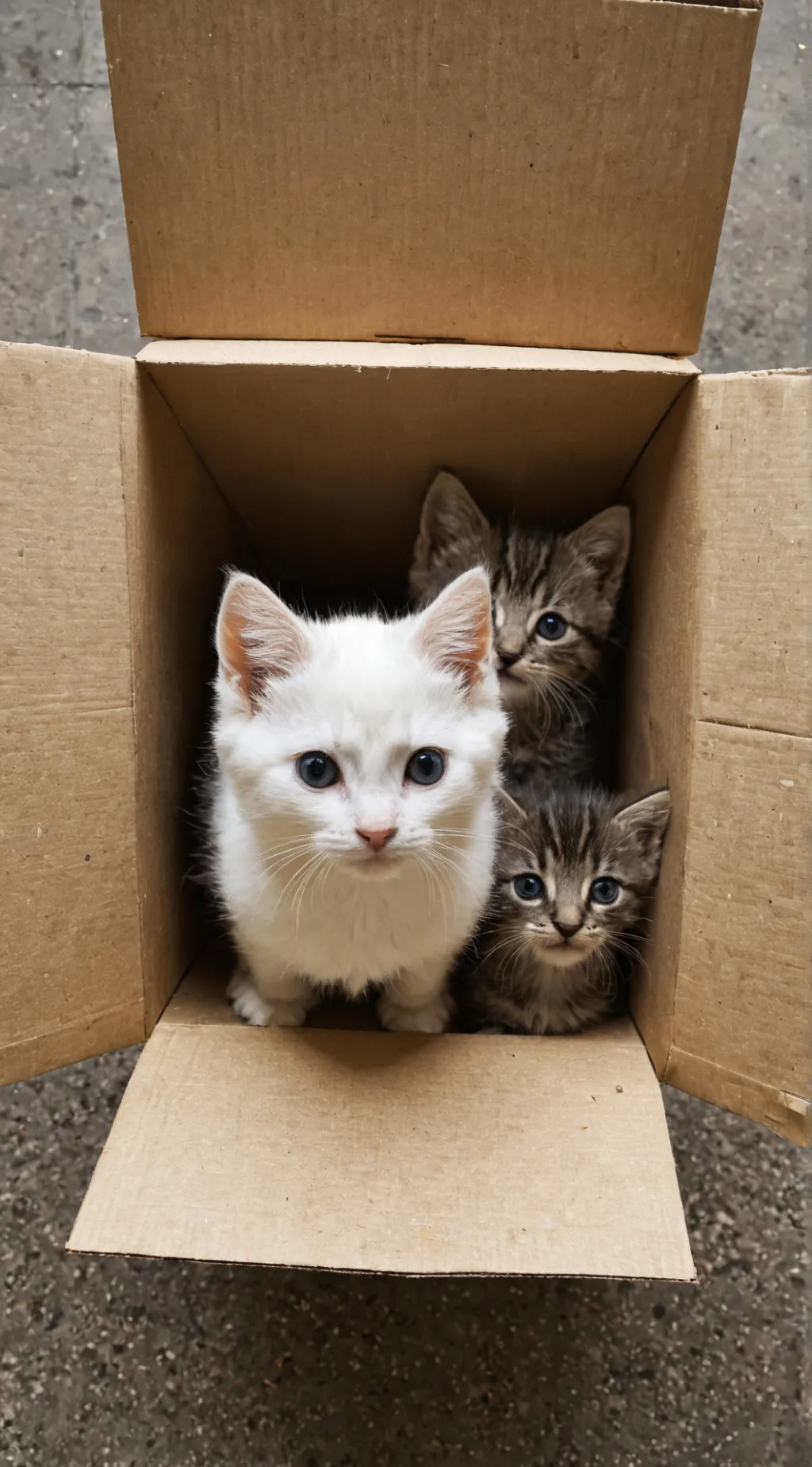 ai character: kittens  background