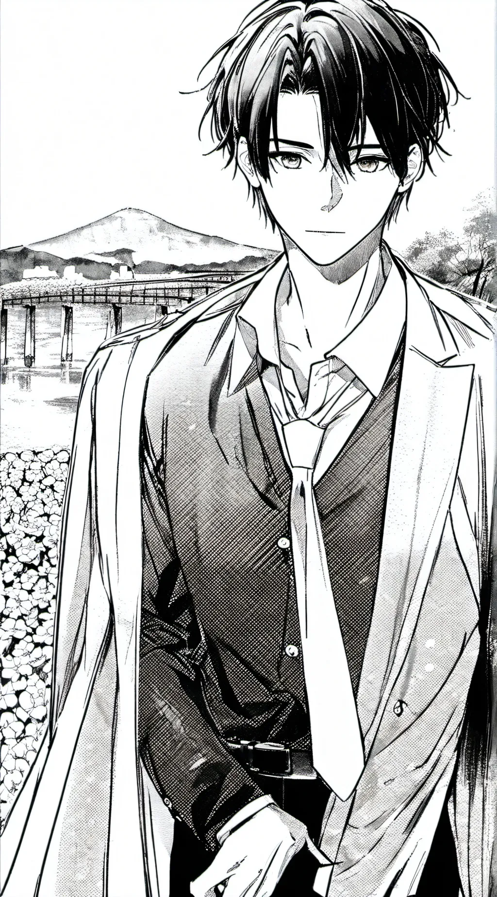 ai character: Kelvin otisshiro background