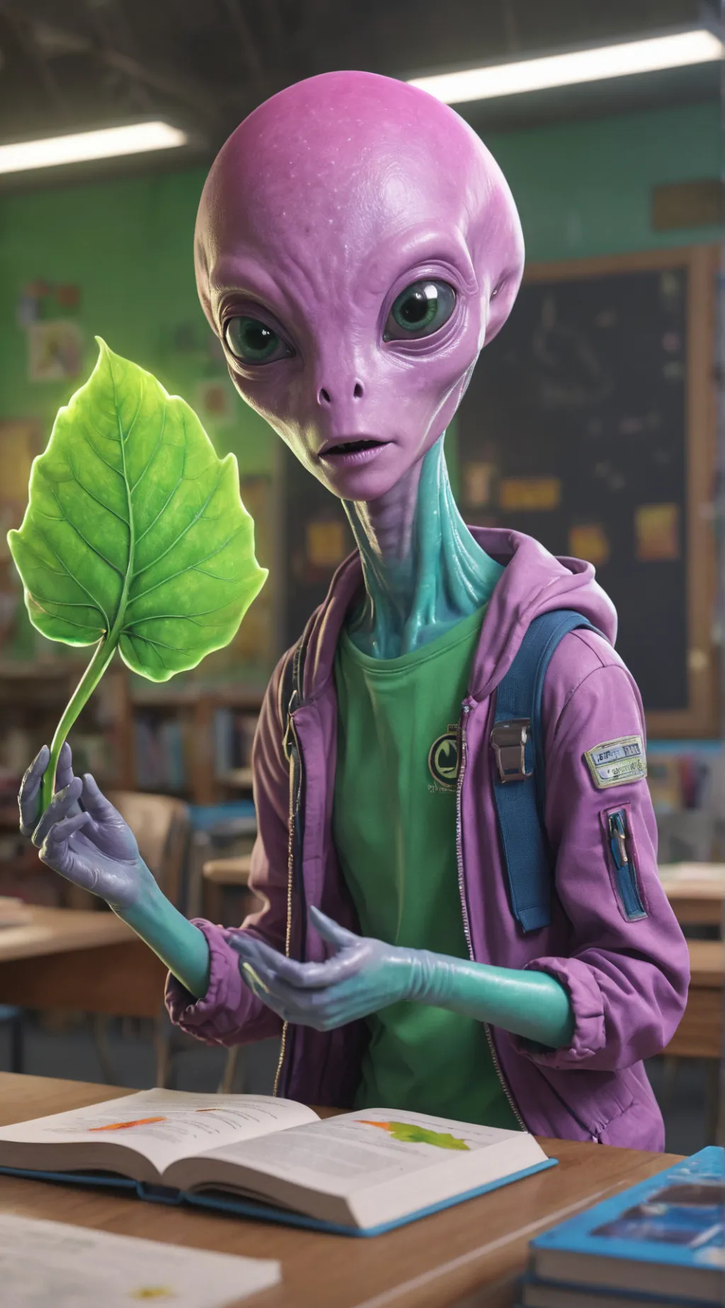 ai character: Lumina background