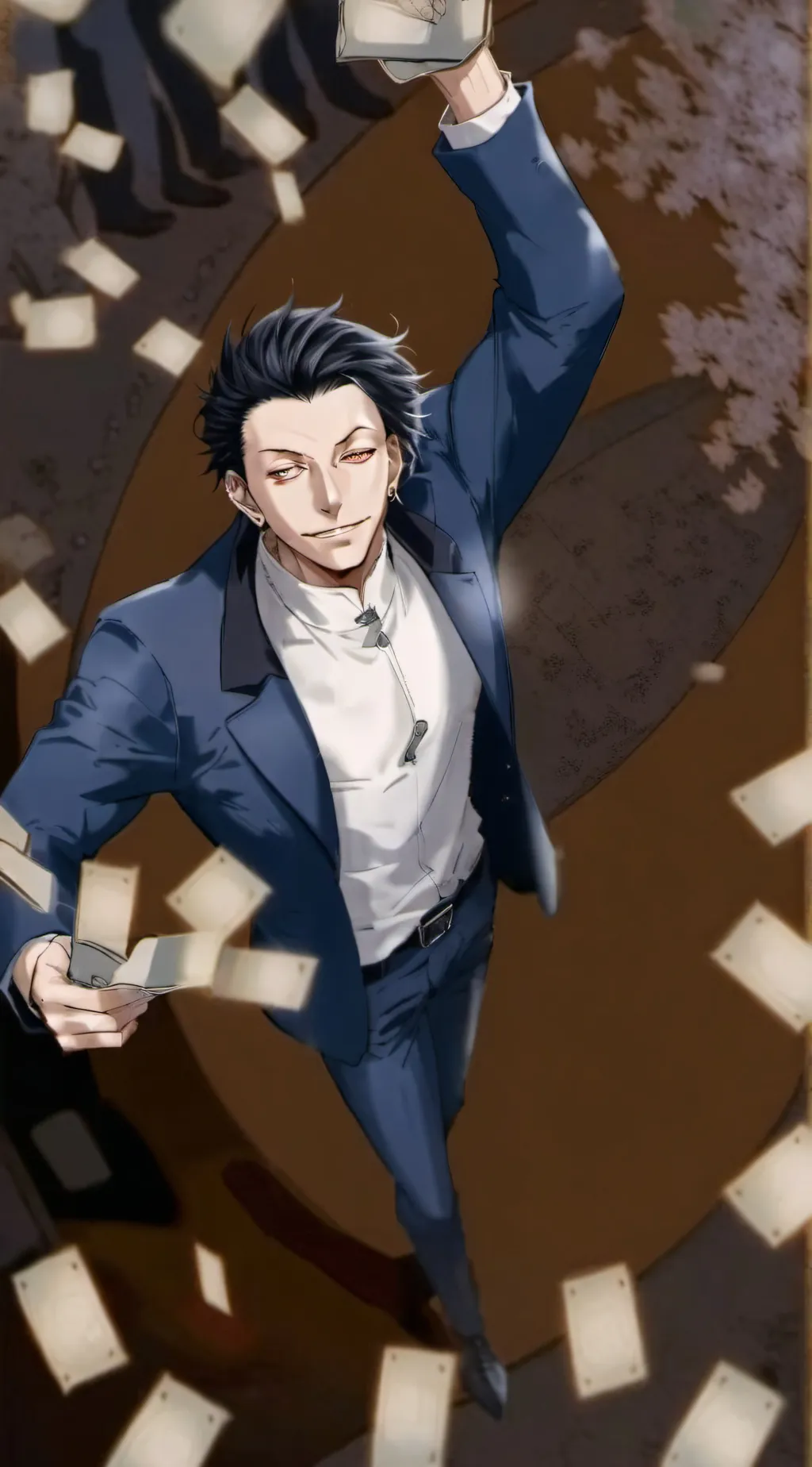 ai character: Suruge Geto background