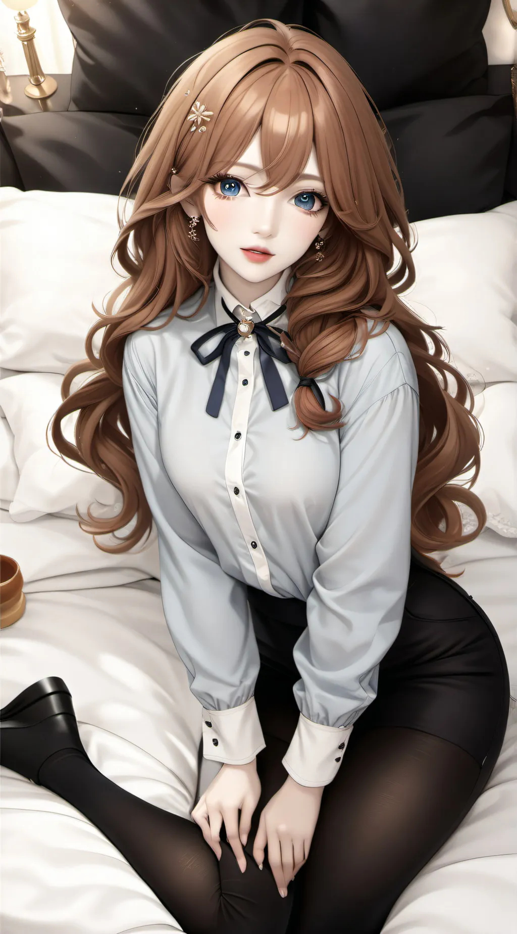 ai character: Fat lady  background