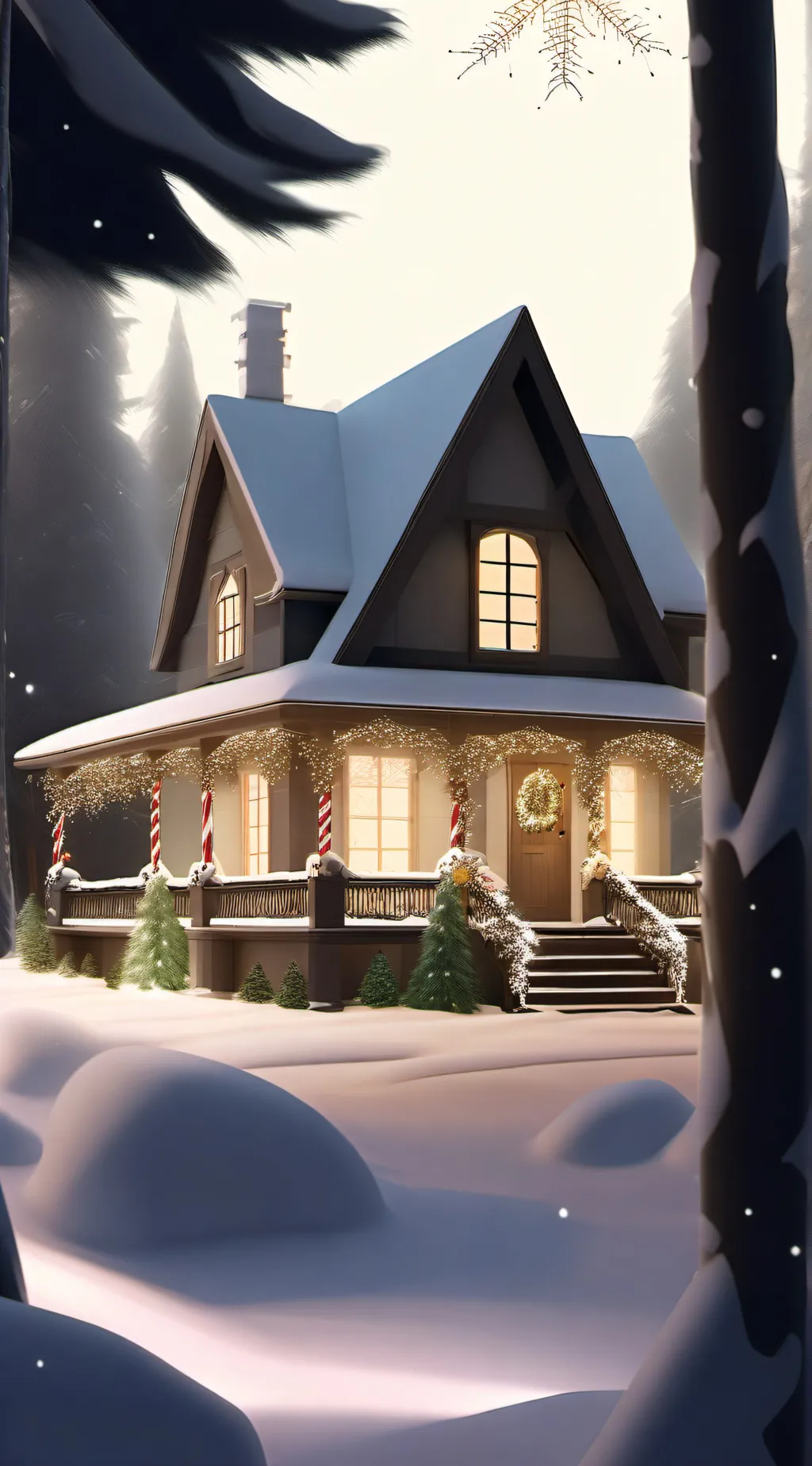 ai character: Hashira christmas! background