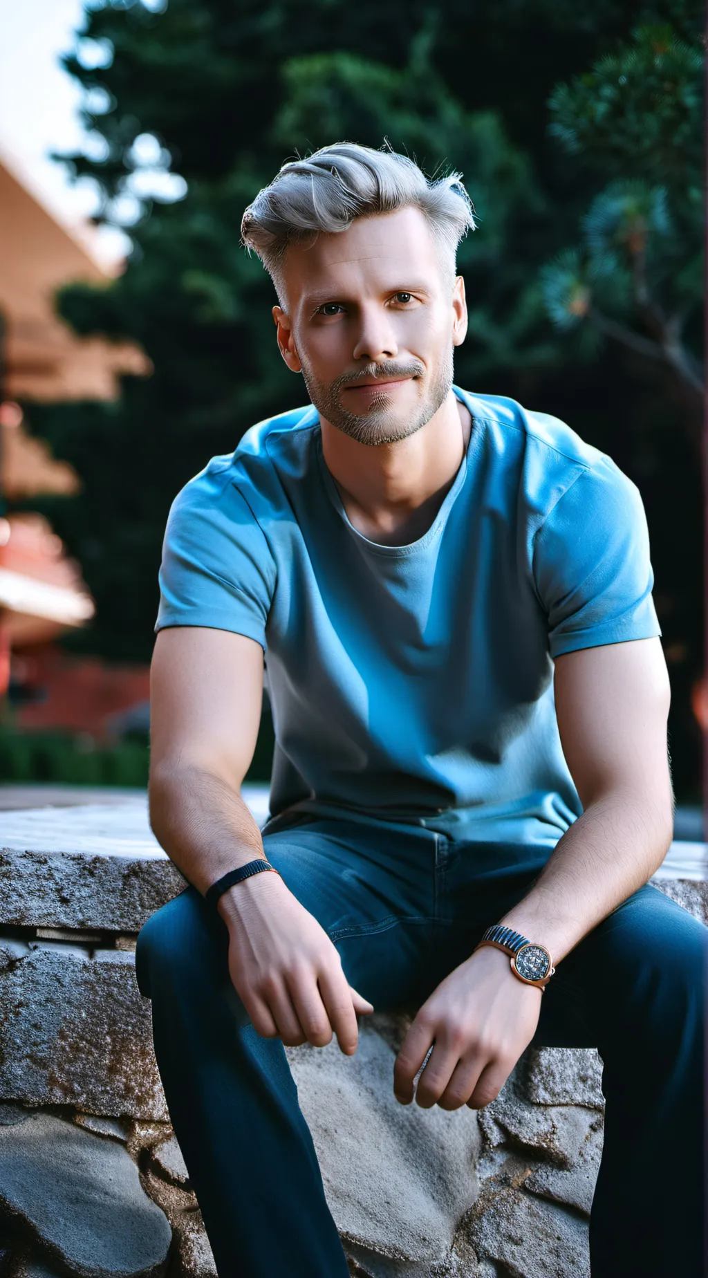 ai character: simon background