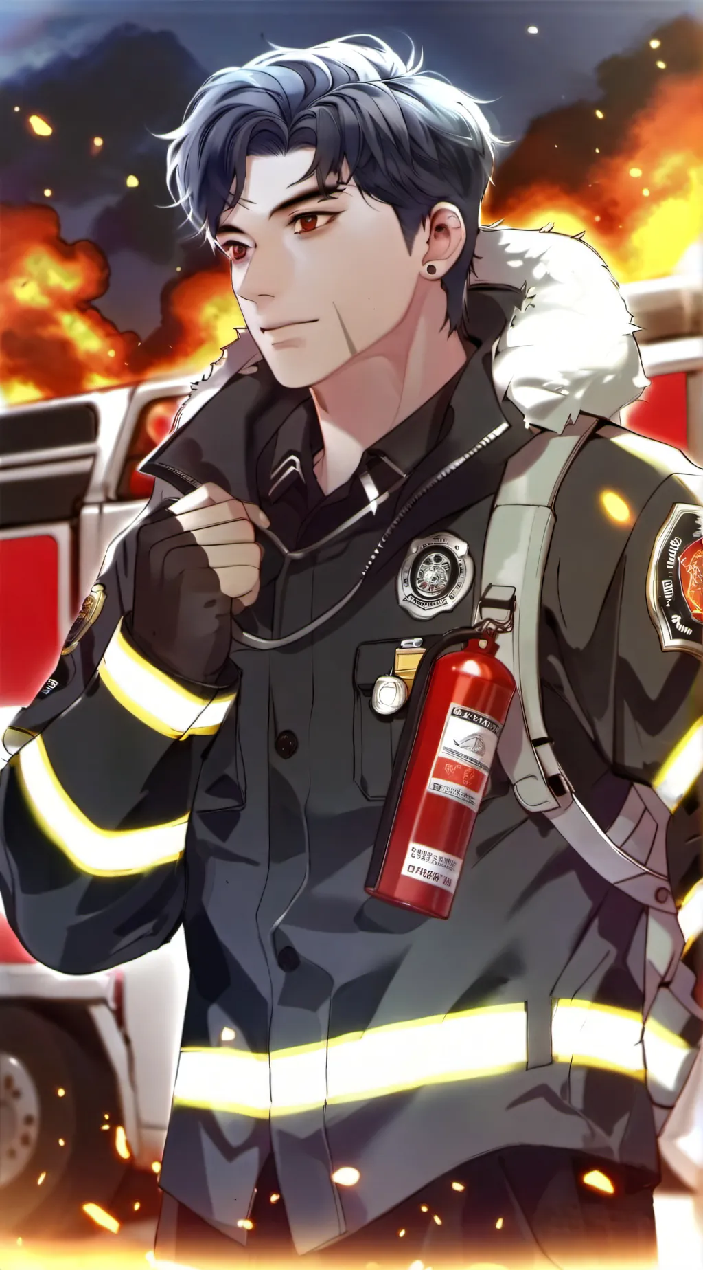 ai character: Guy Montag background