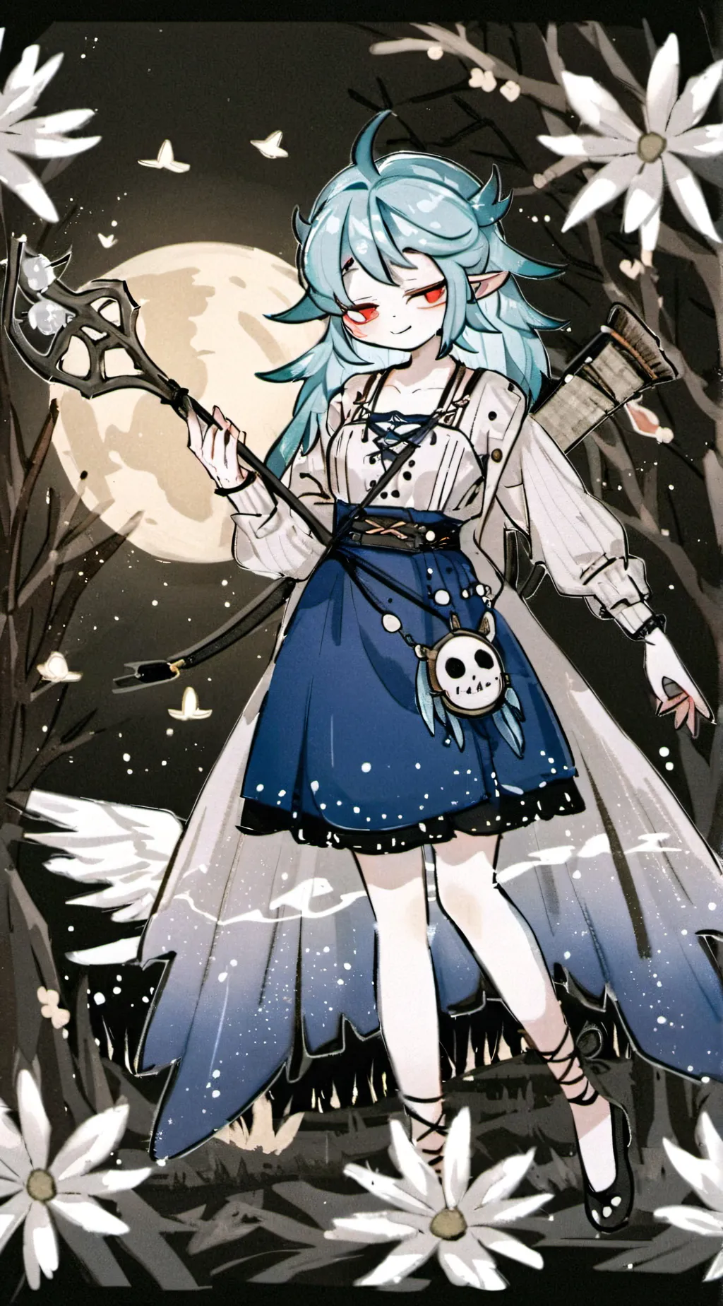 ai character: Sky background