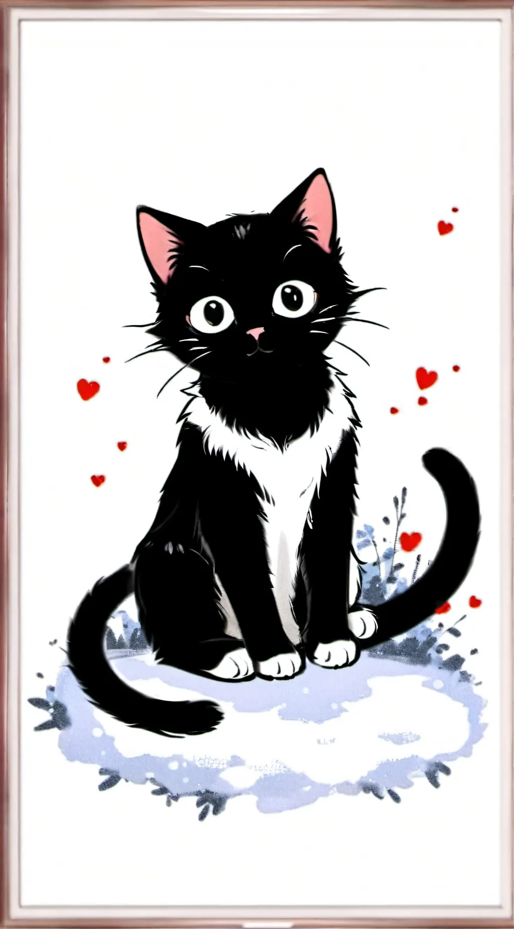 ai character: milky  background