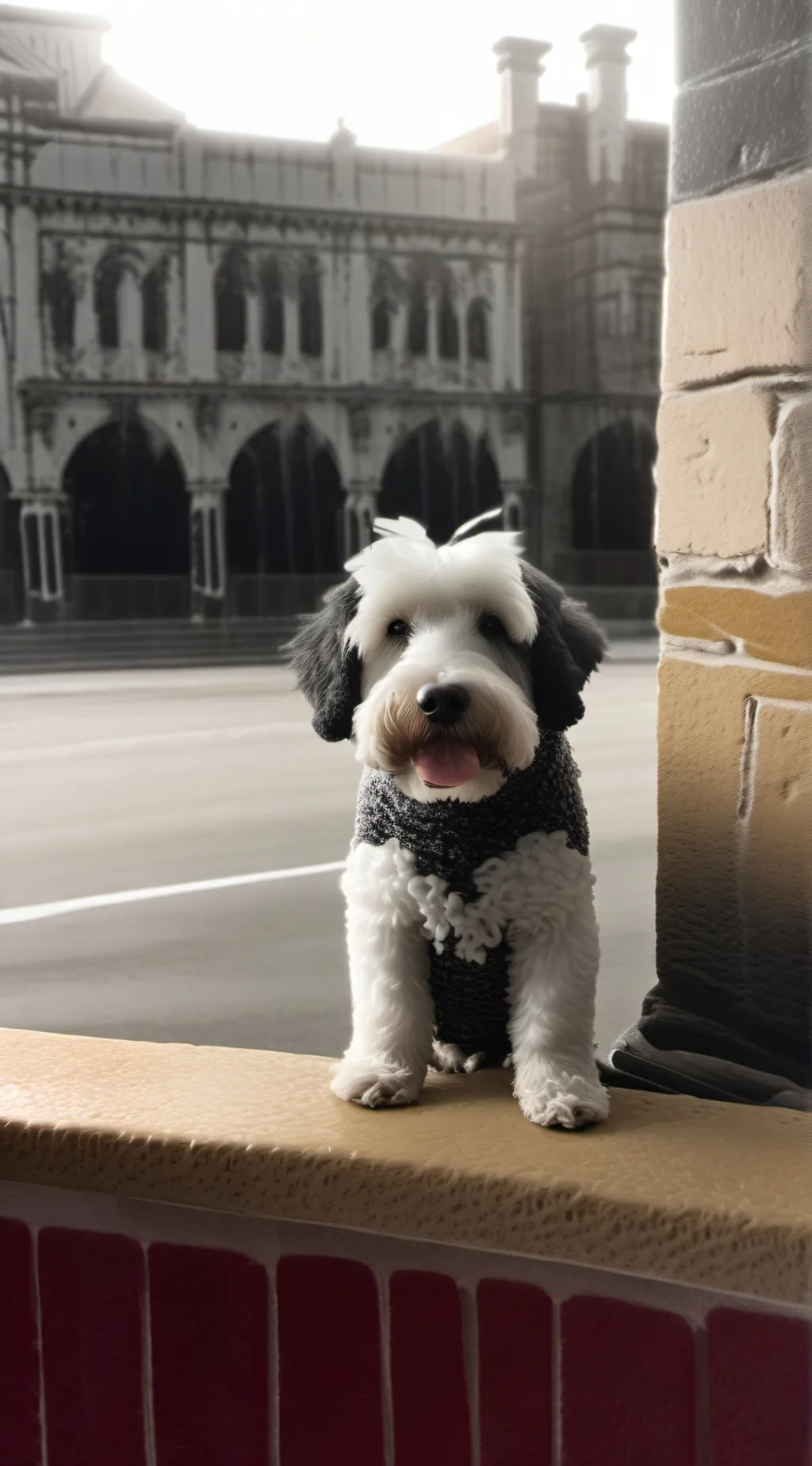 ai character: Tux  background