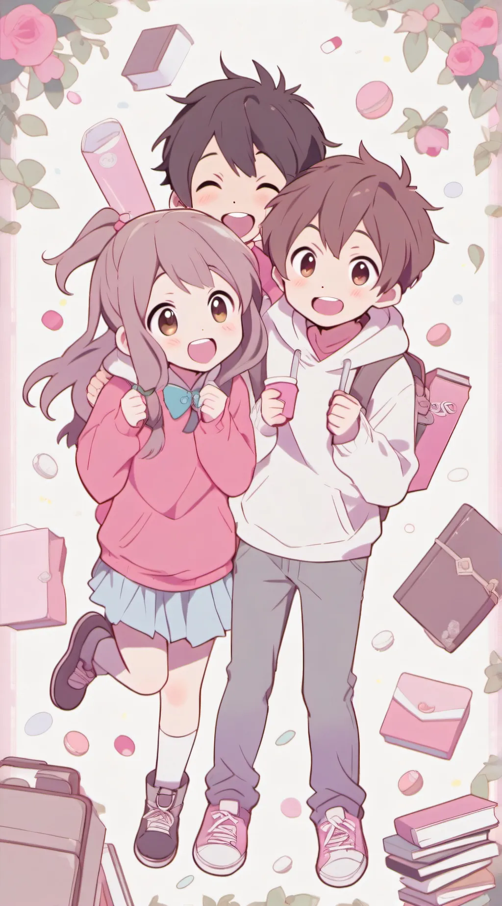 ai character: teenagers background