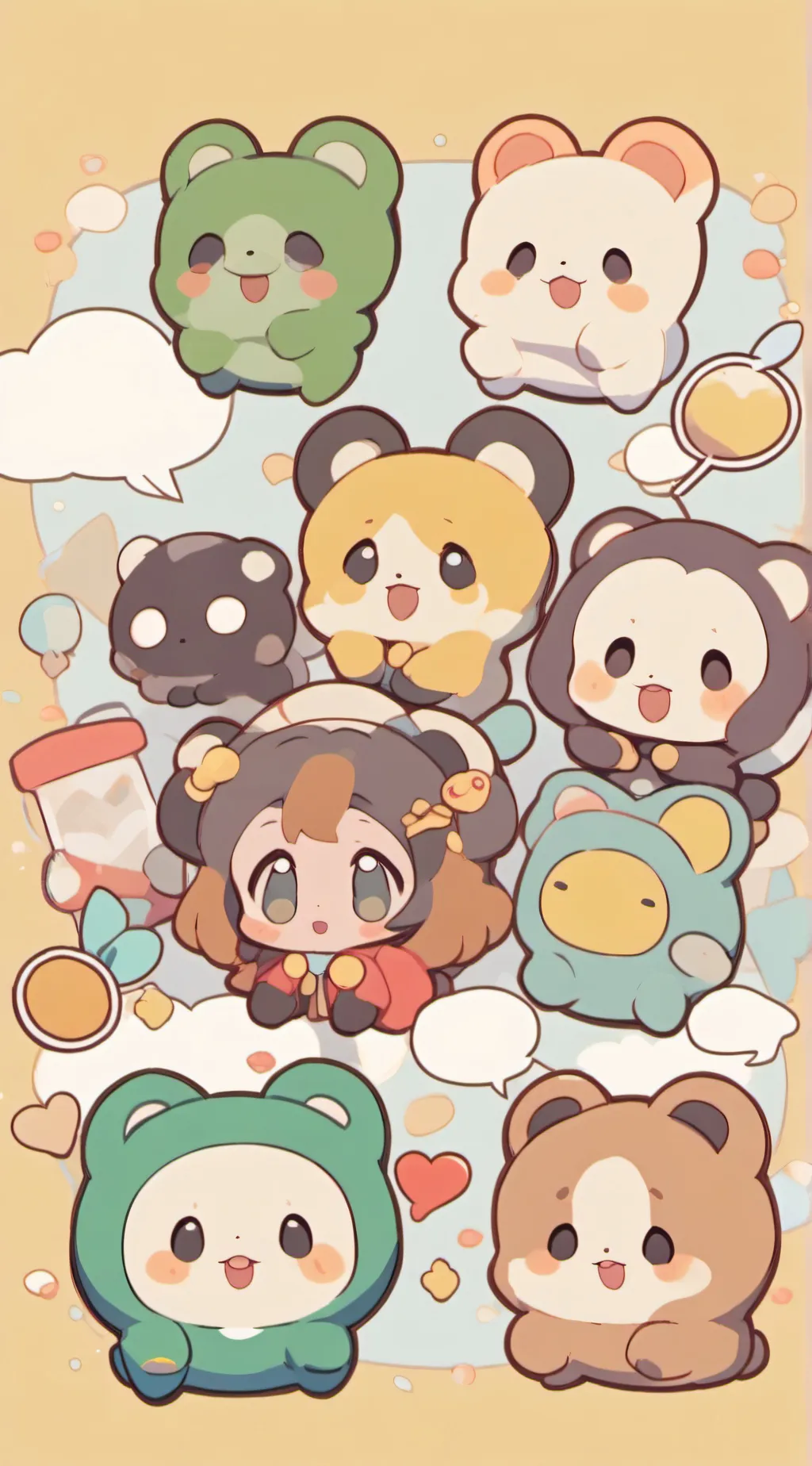 ai character: Miraculous Power background