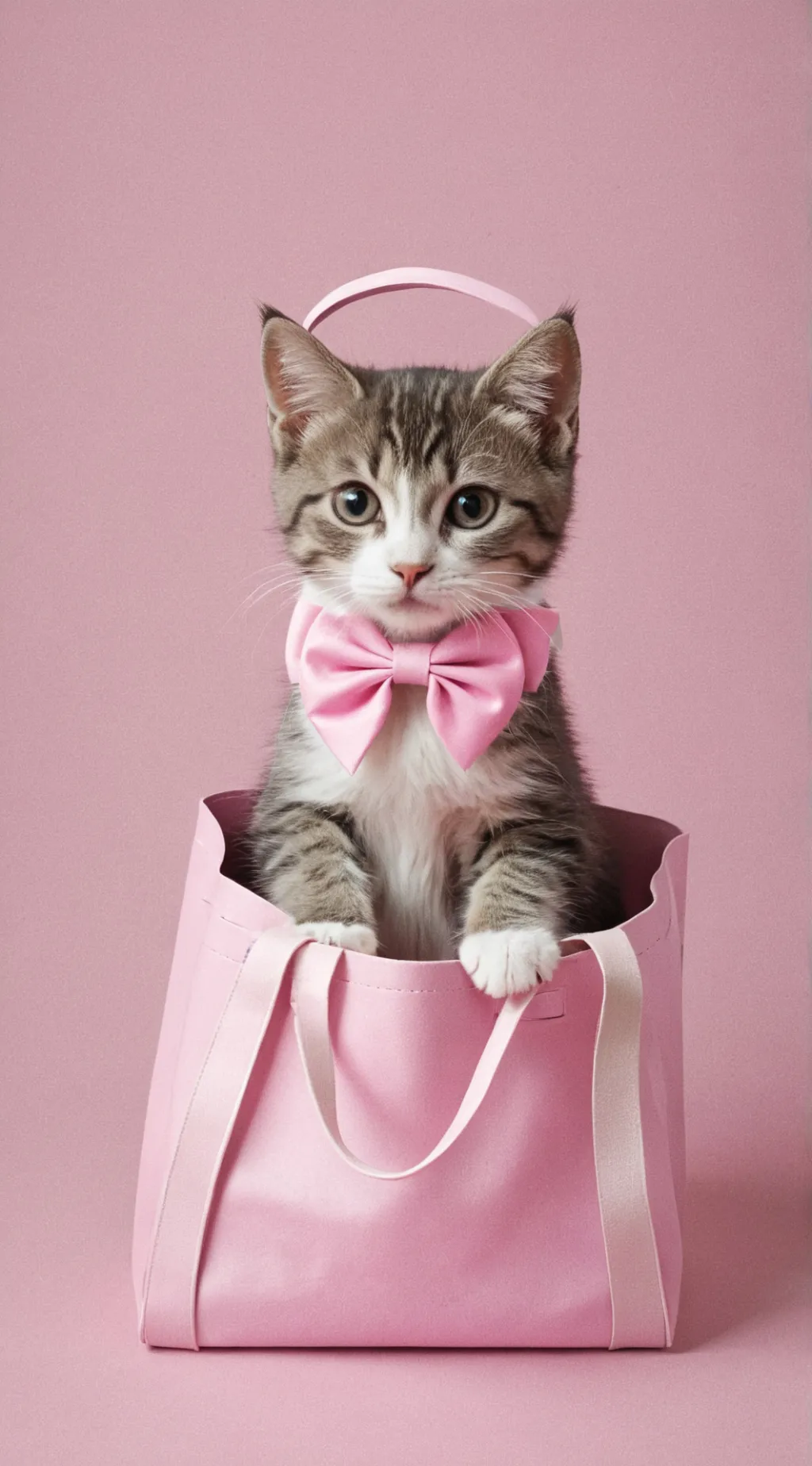 ai character: Stray cat in a bag background