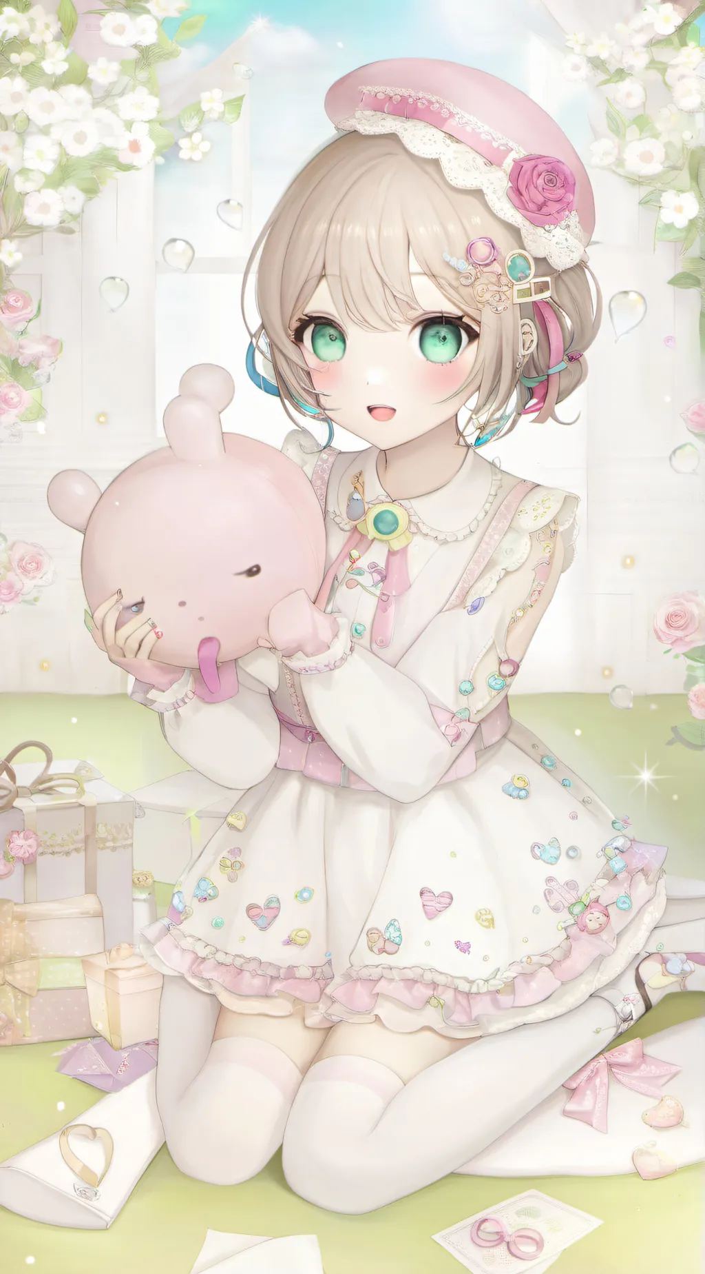 ai character: pinki background