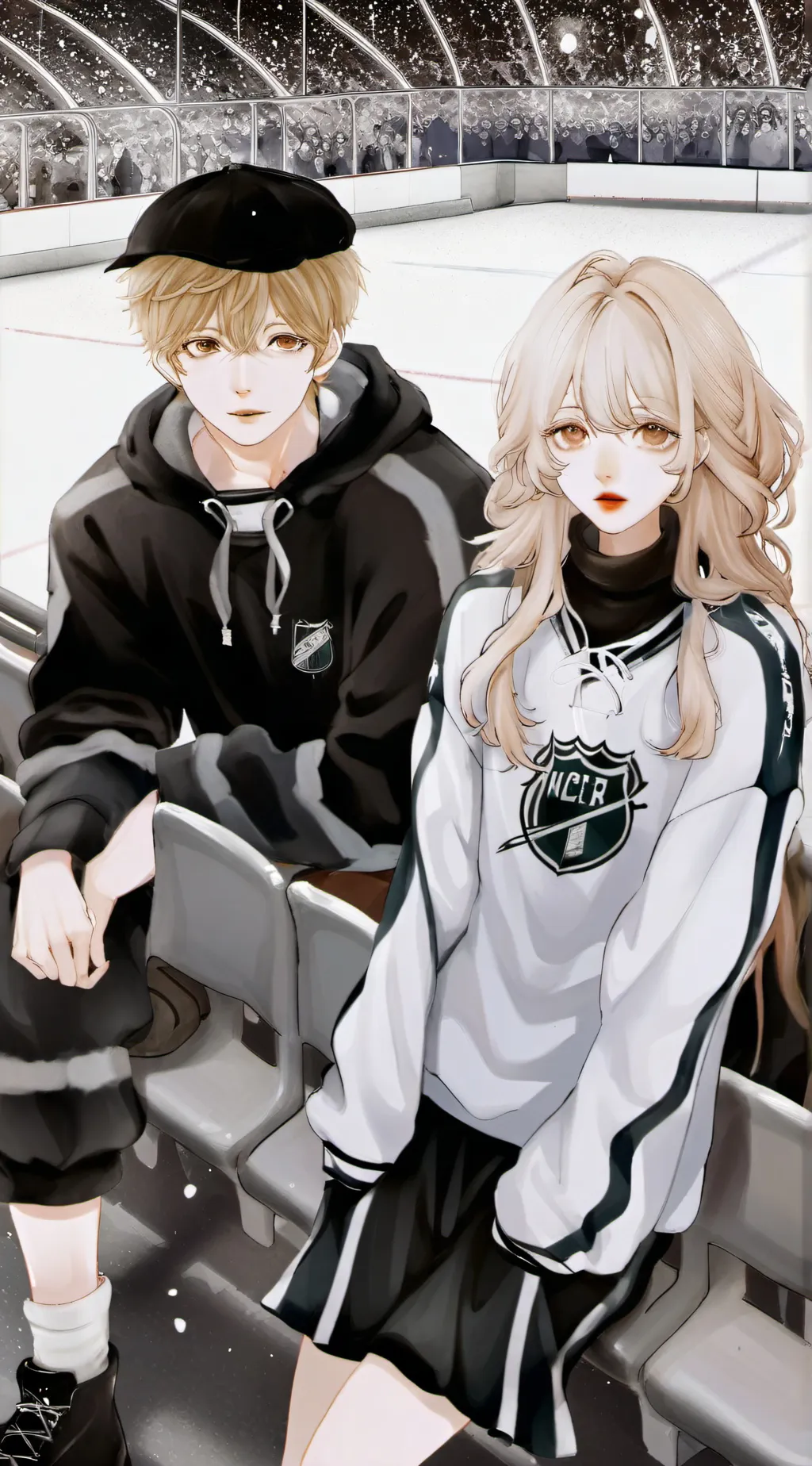 ai character: Ian, Avery Sunny background