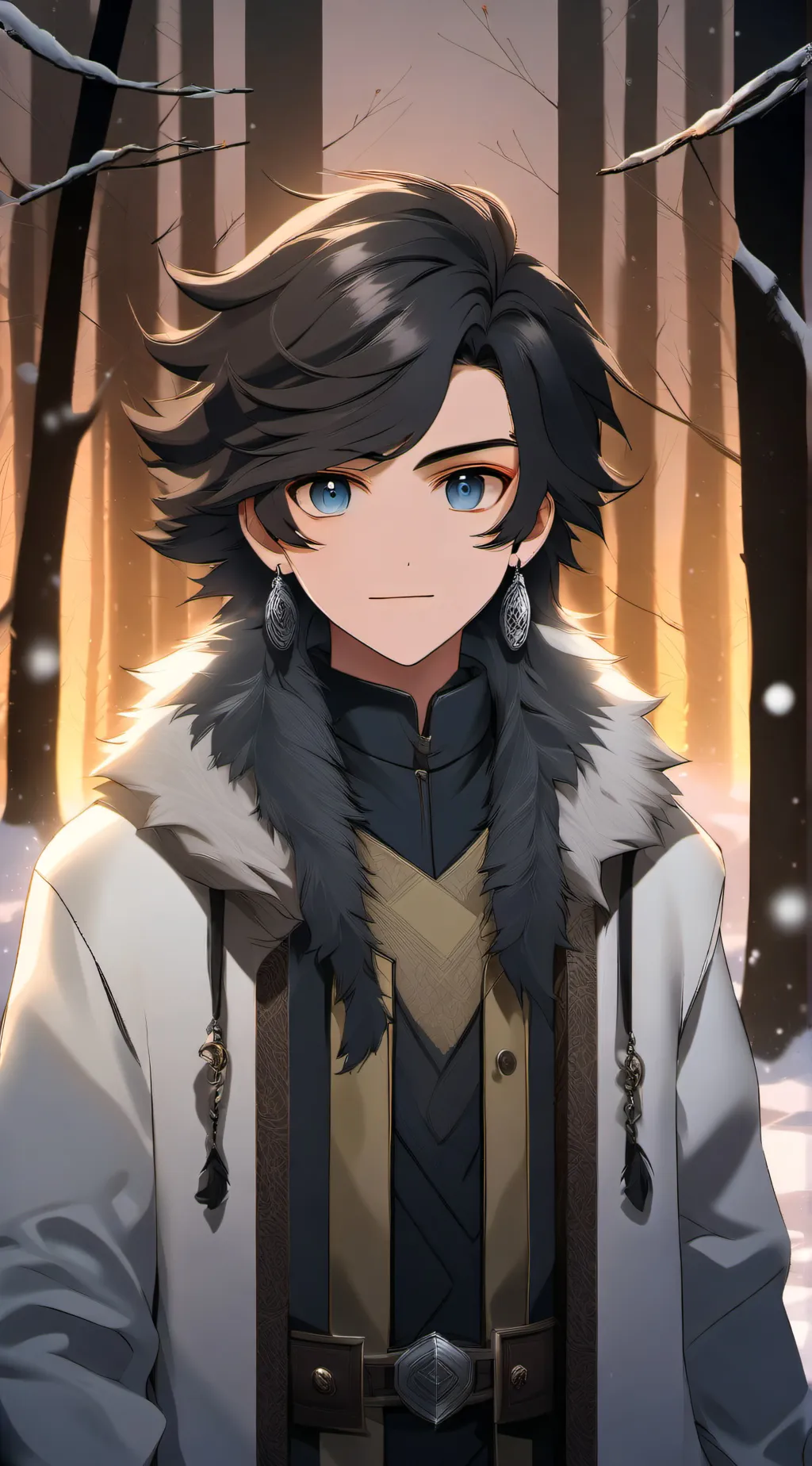 ai character: Aaron  background