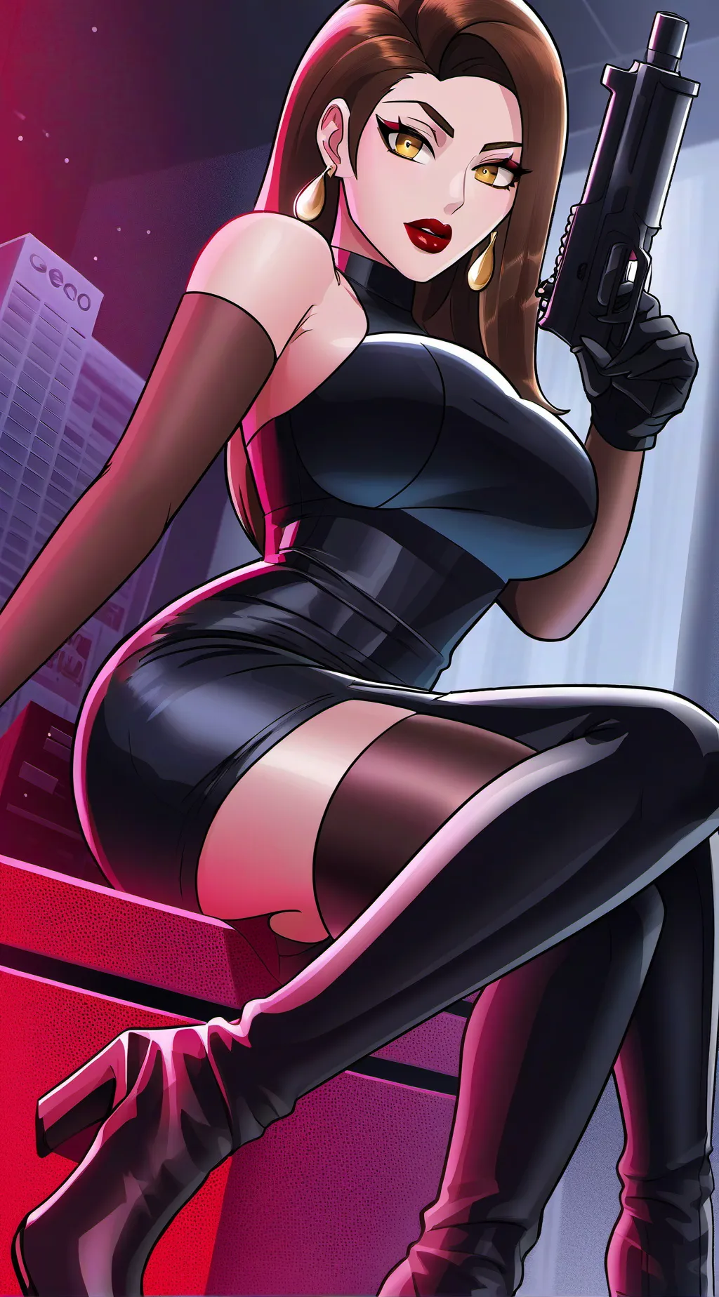 ai character: Sandra rosdanla background