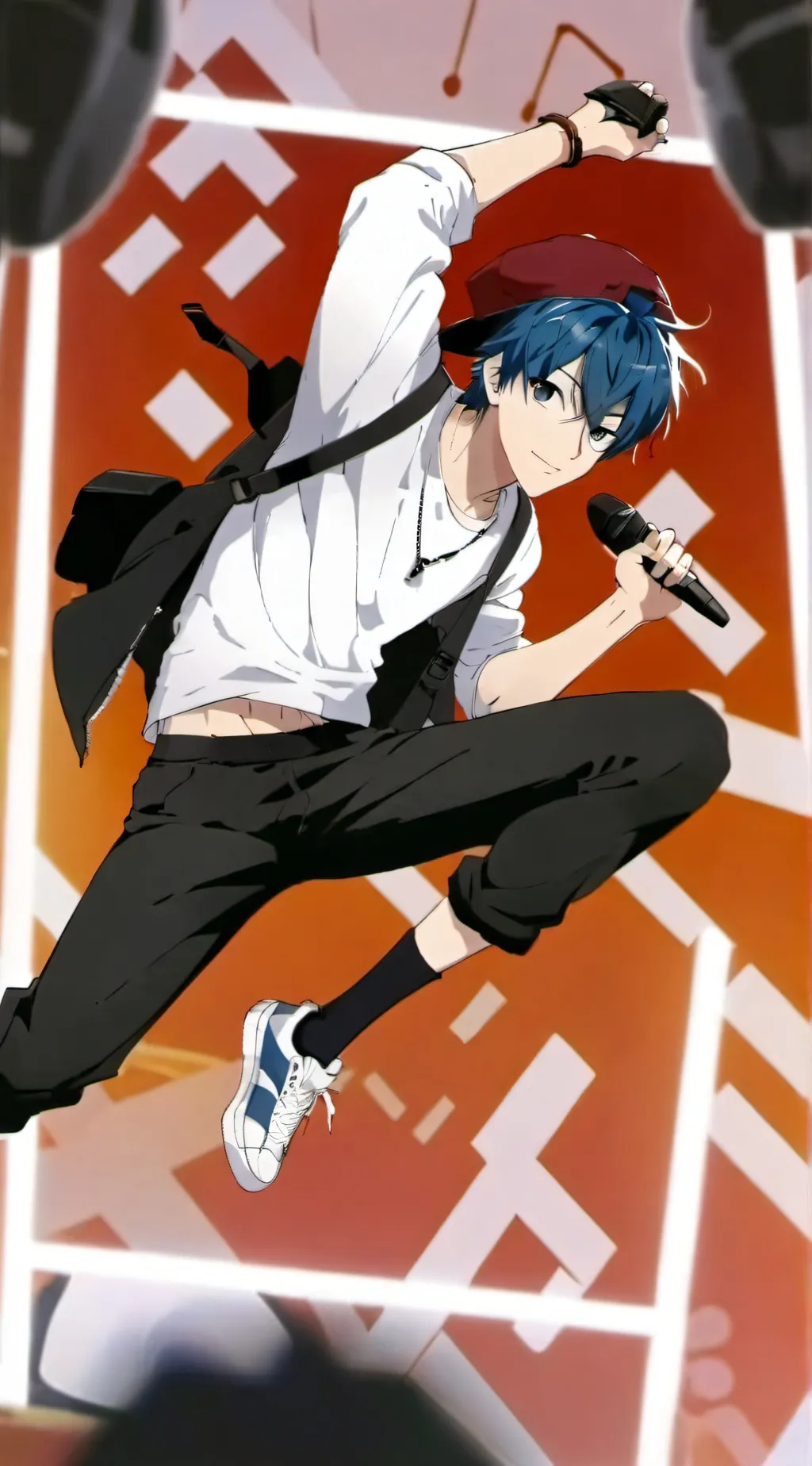 ai character: BF FNF background