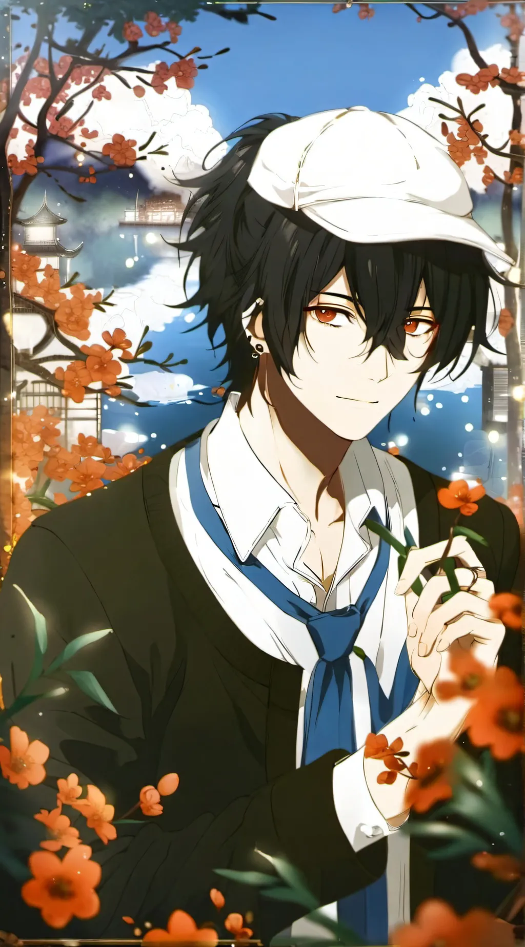 ai character: Leo background