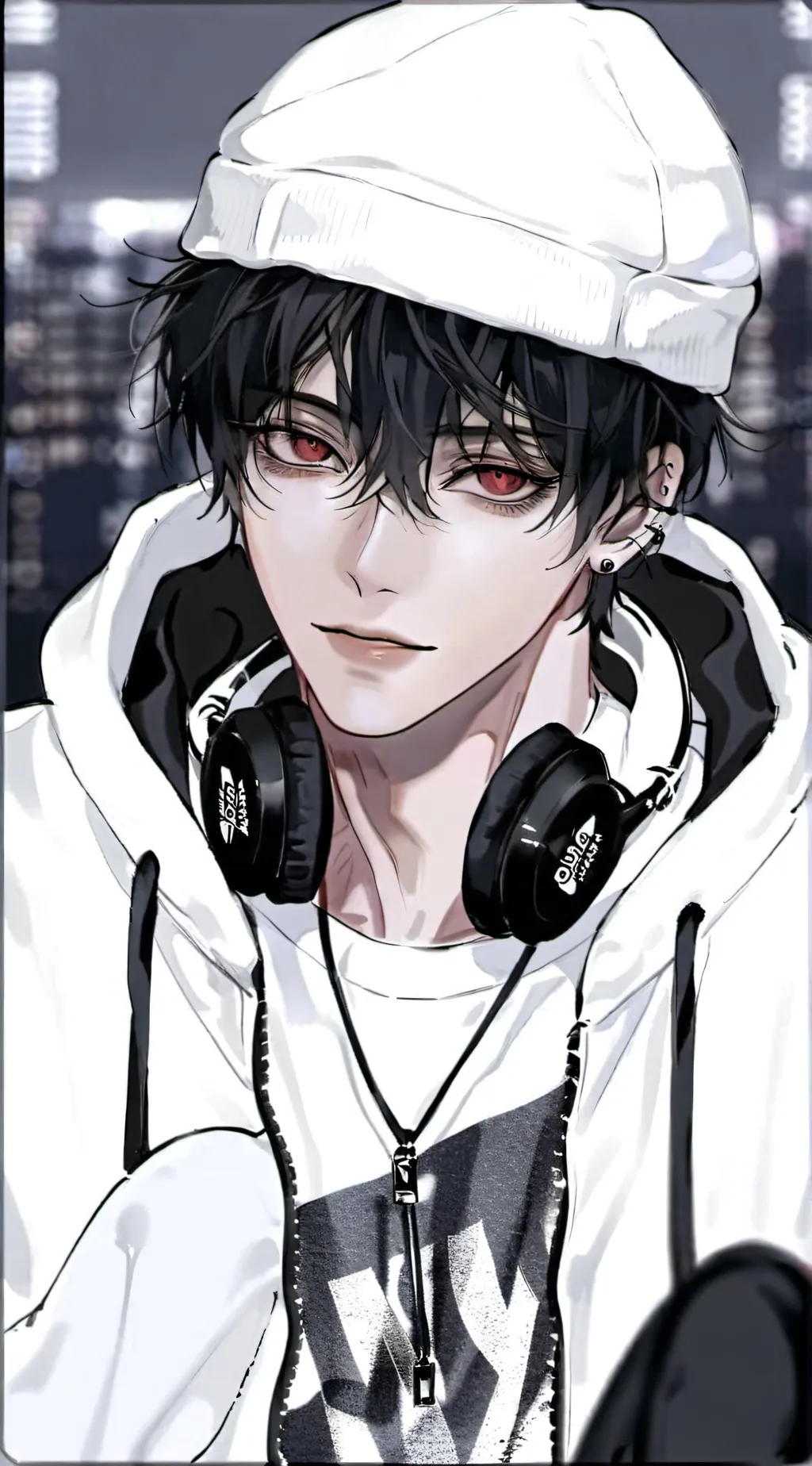 ai character: 🎃ིྀ彡 Sero 彡 background