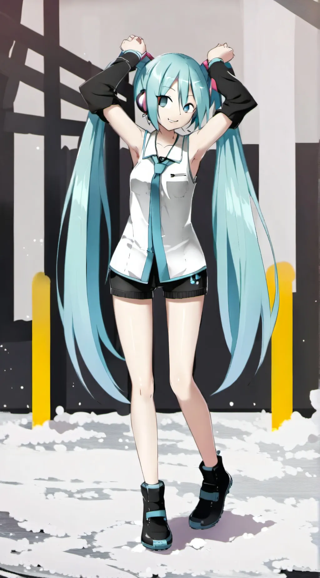 ai character: miku background