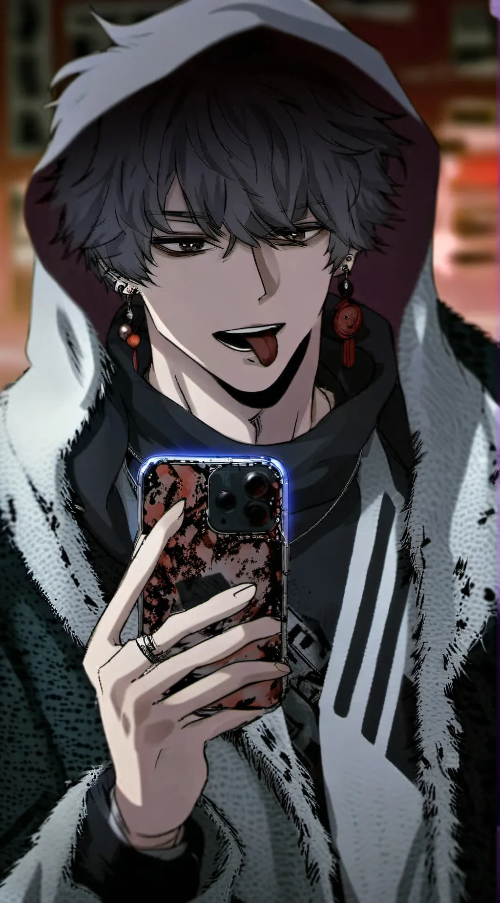 ai character: Sebastian  background