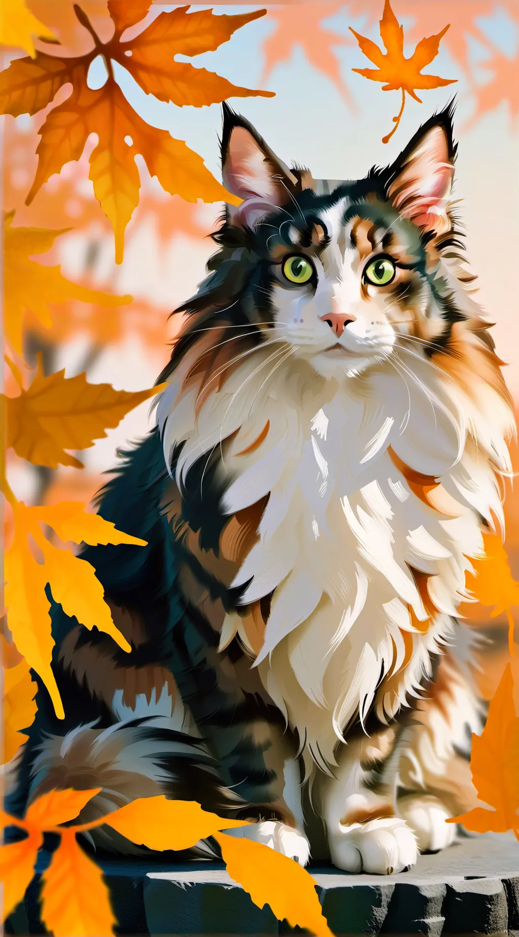 ai character: 🍁Maple'Star⭐ background