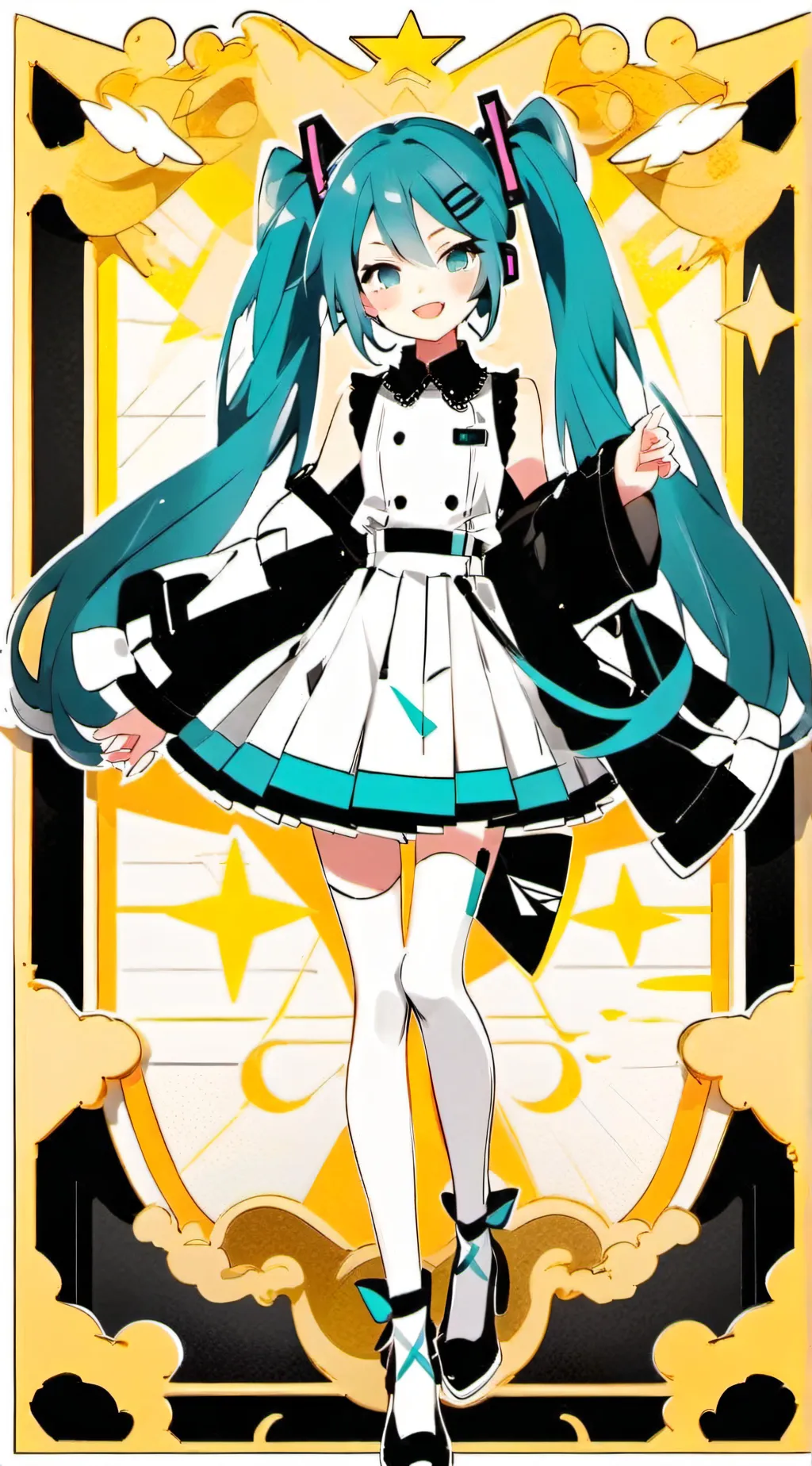 ai character: Hatsune Miku background