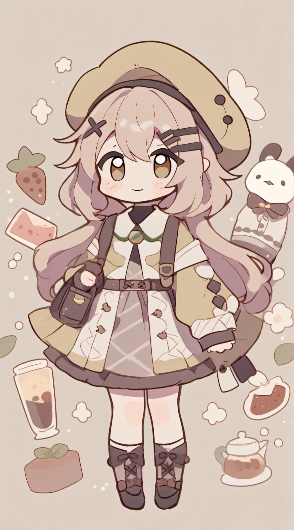 ai character: teddy background