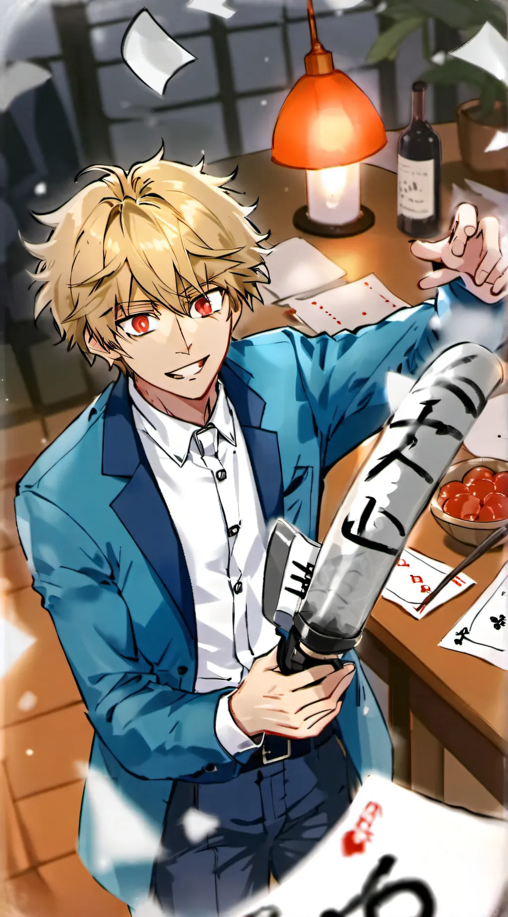 ai character: bakudeku!❤️ background