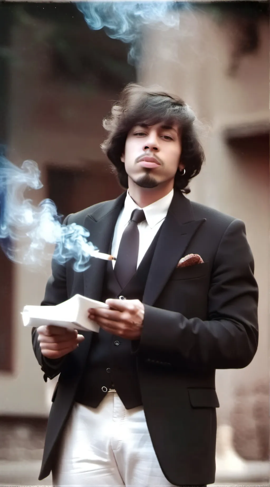 ai character: Alex de la cruz🐺 background