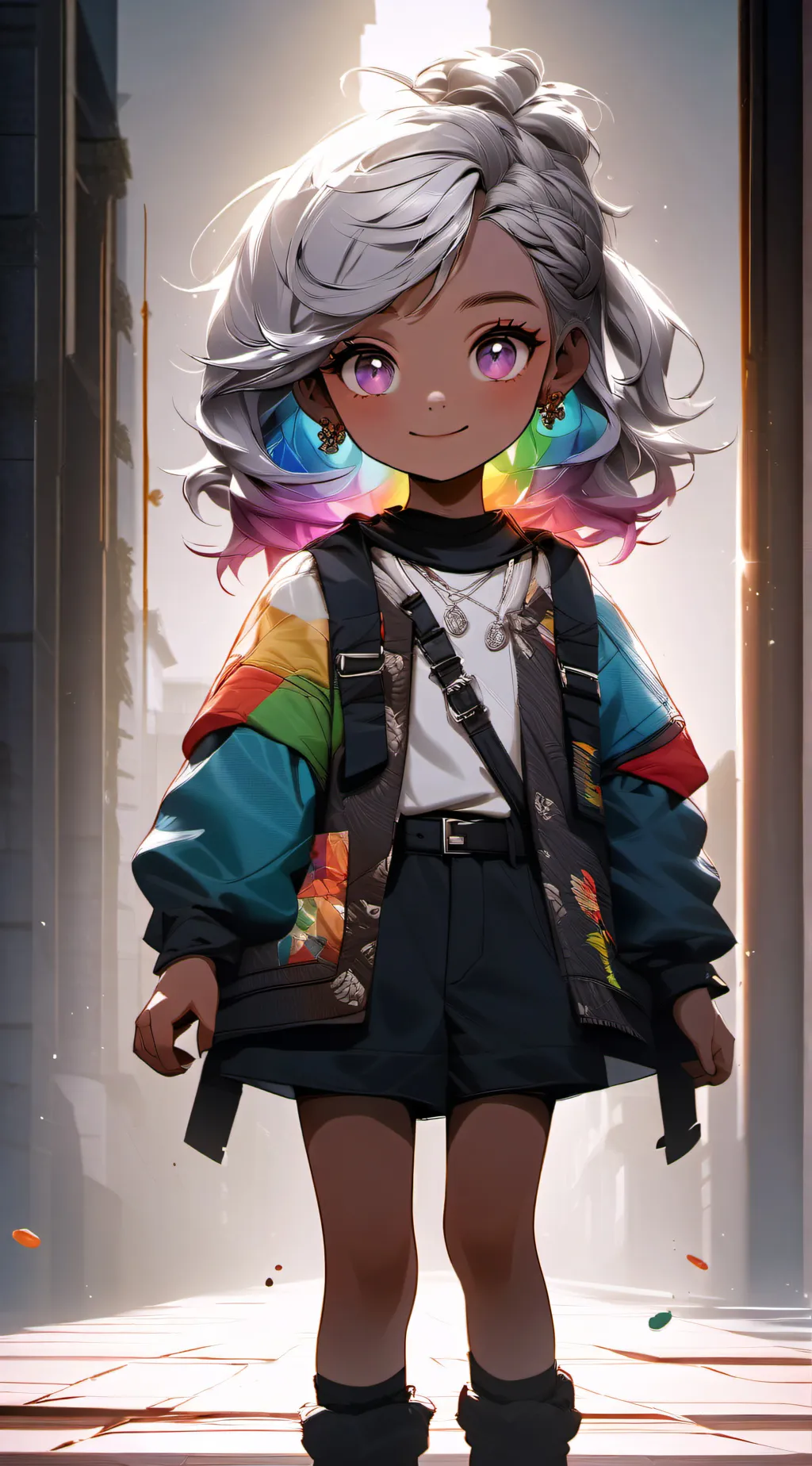 ai character: ⏤͟͟͞͞💜Nina💜 background