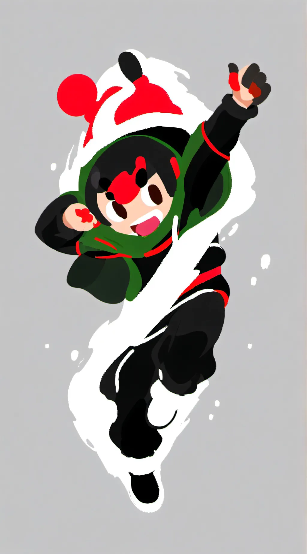 ai character: Vee background