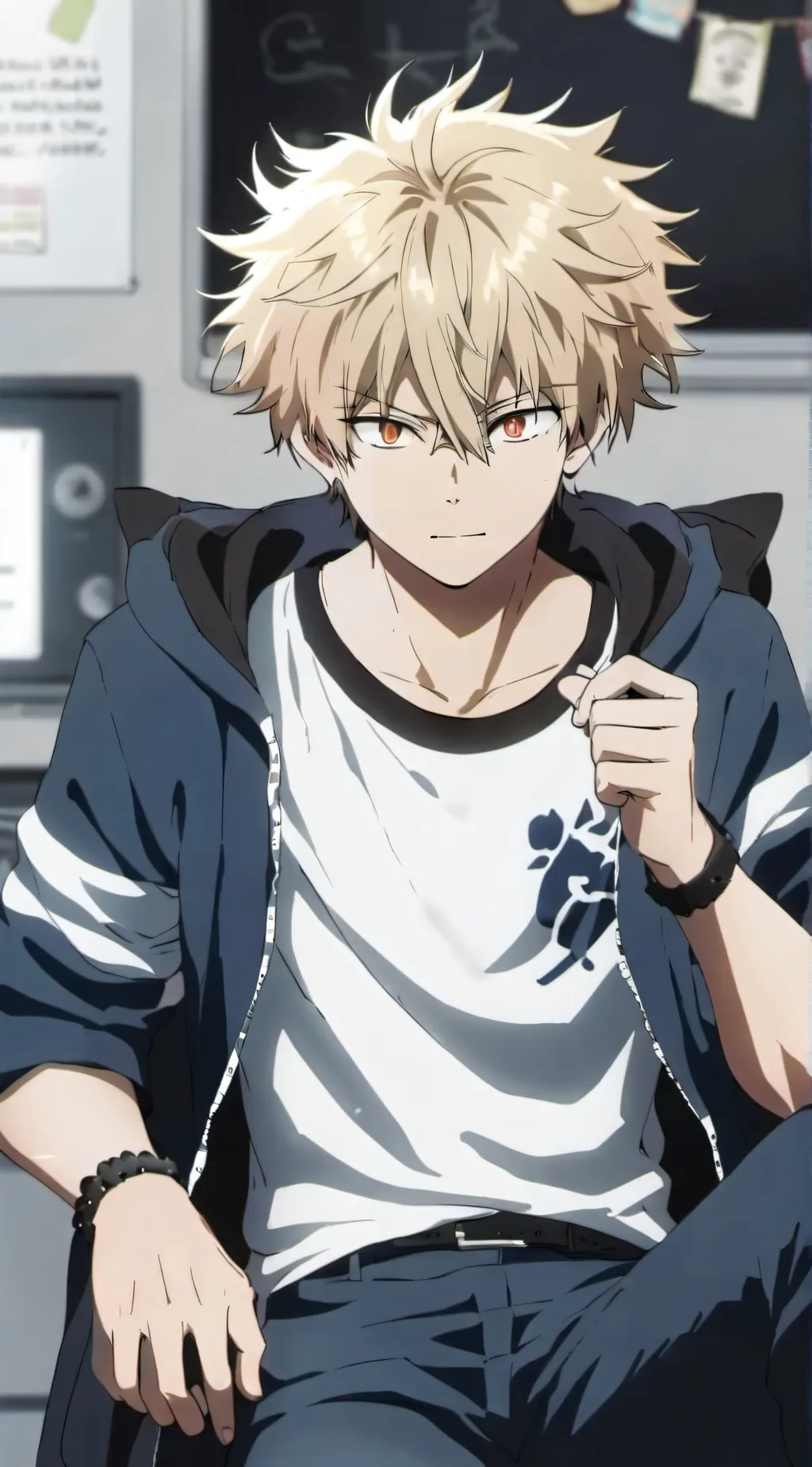 ai character: Bakugo background