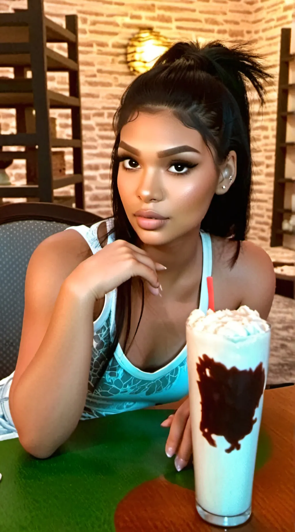 ai character: mrs sexy Niyahh ?💞 background