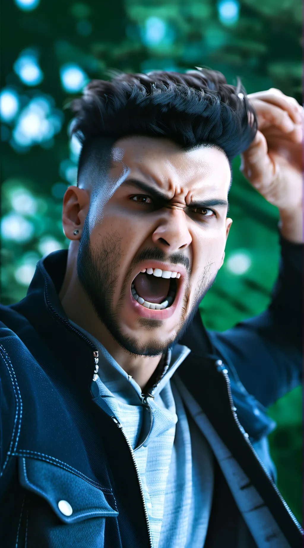 ai character: Swears background