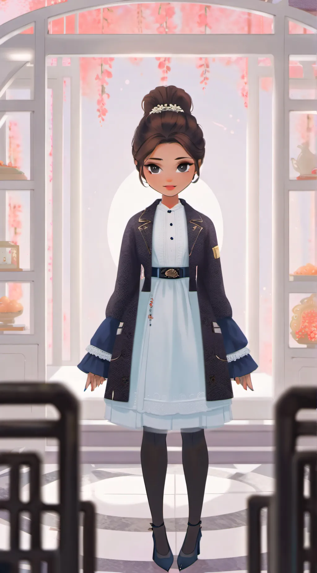 ai character: Lana  background