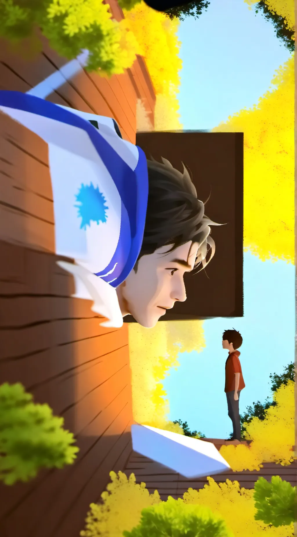 ai character: kid background