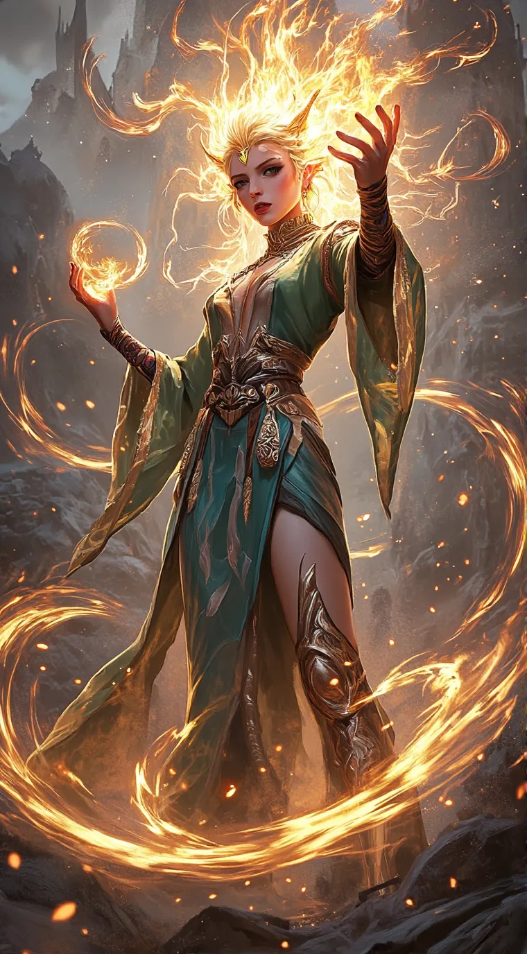 ai character: Elara background