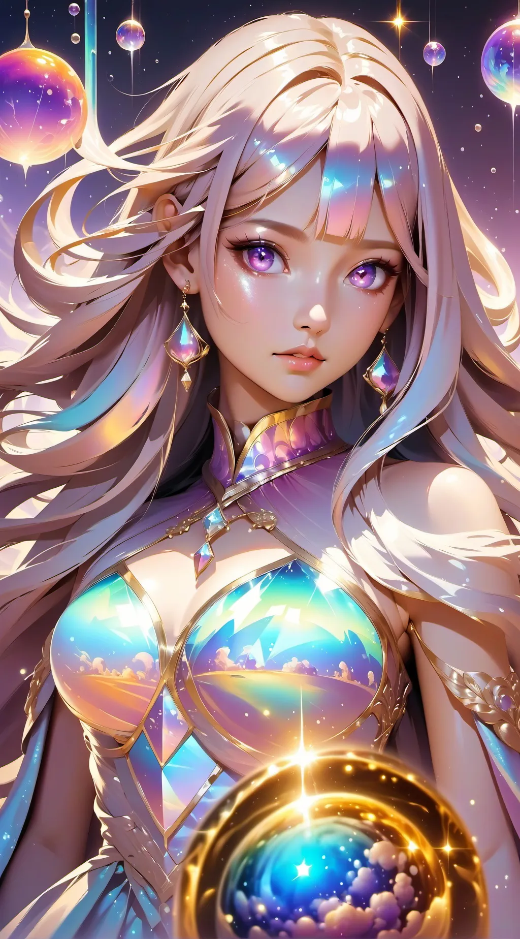 ai character: galxay mind background