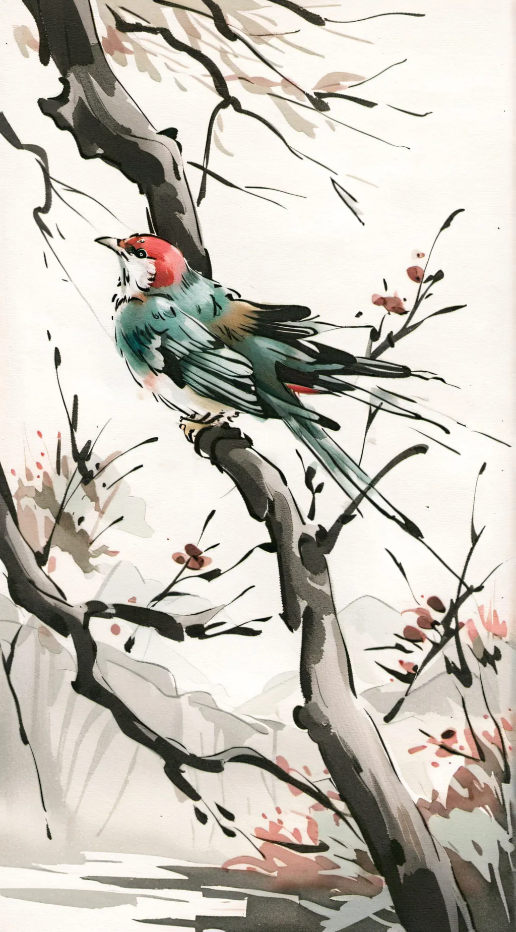 ai character: raptor  background