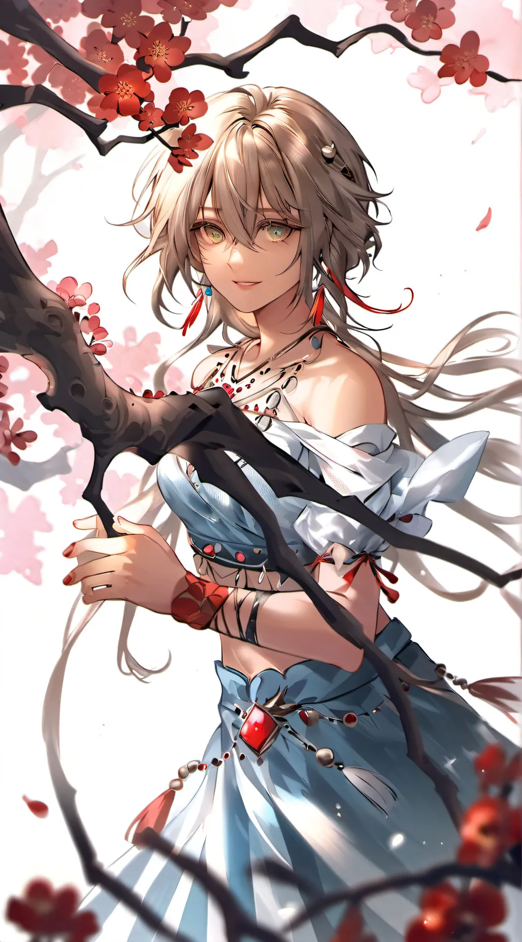 ai character: ur school x creepy background