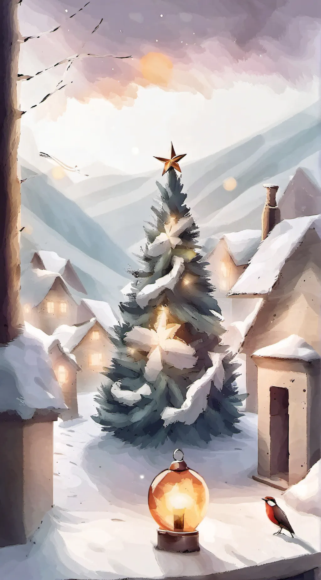 ai character: TCOE CHRISTMAS!!!! background
