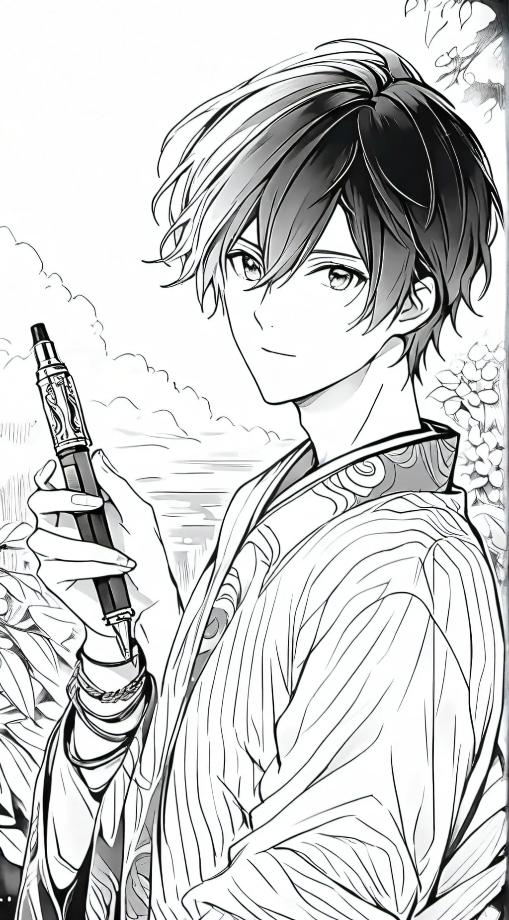 ai character: manuel  background