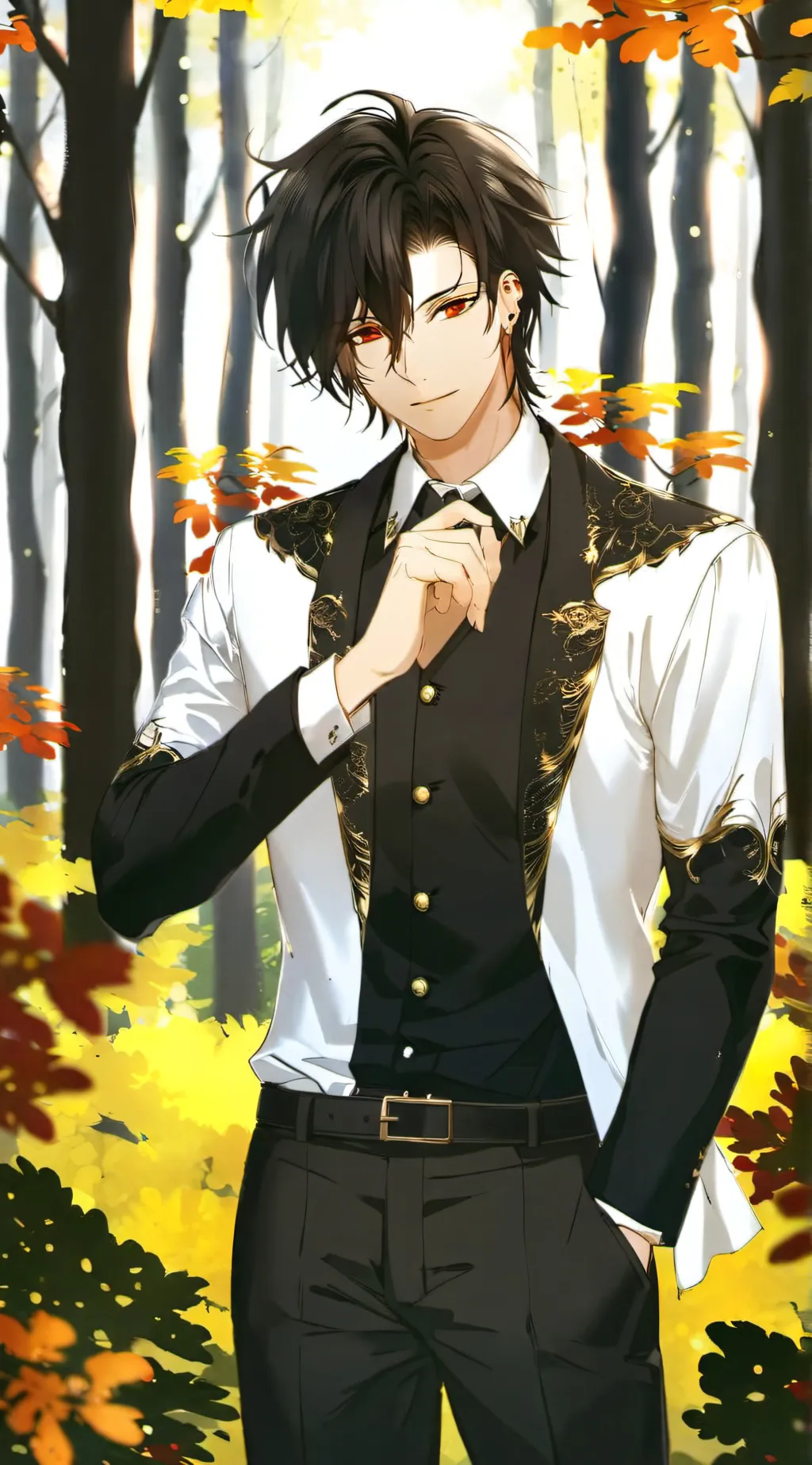 ai character: Isaías leise  background