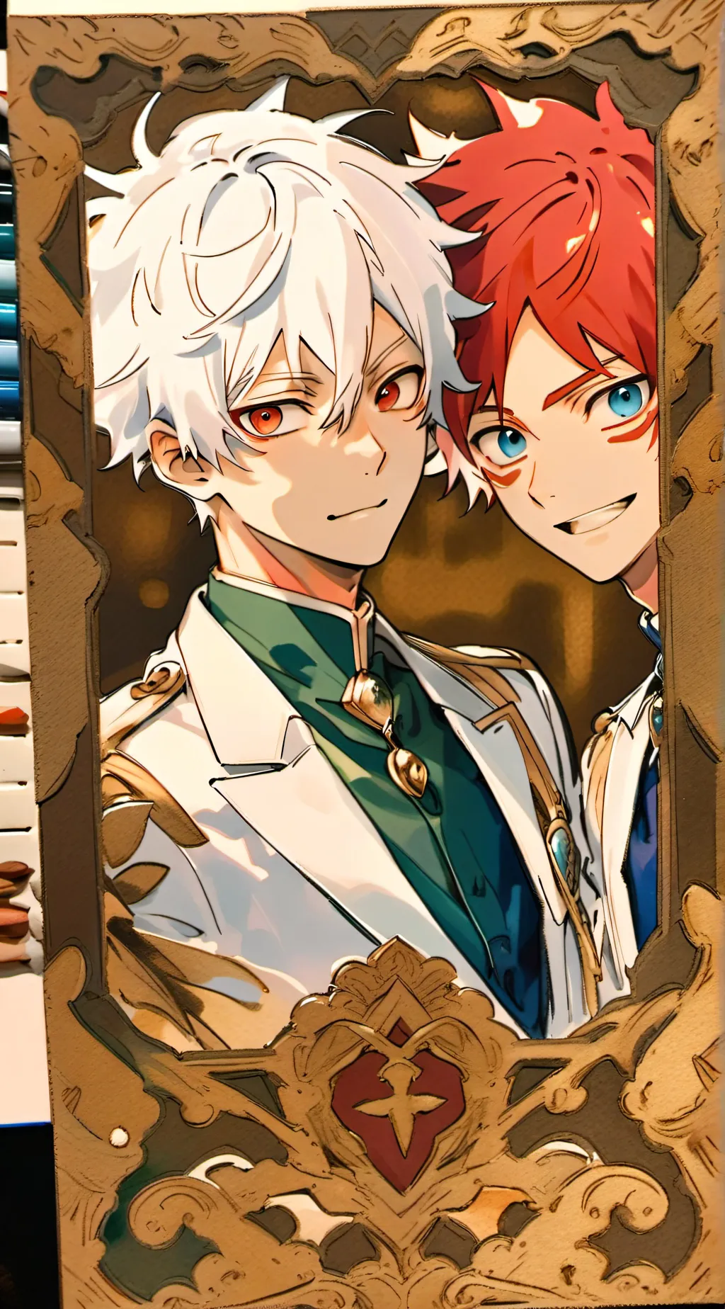 ai character: Shoto Todoroki background
