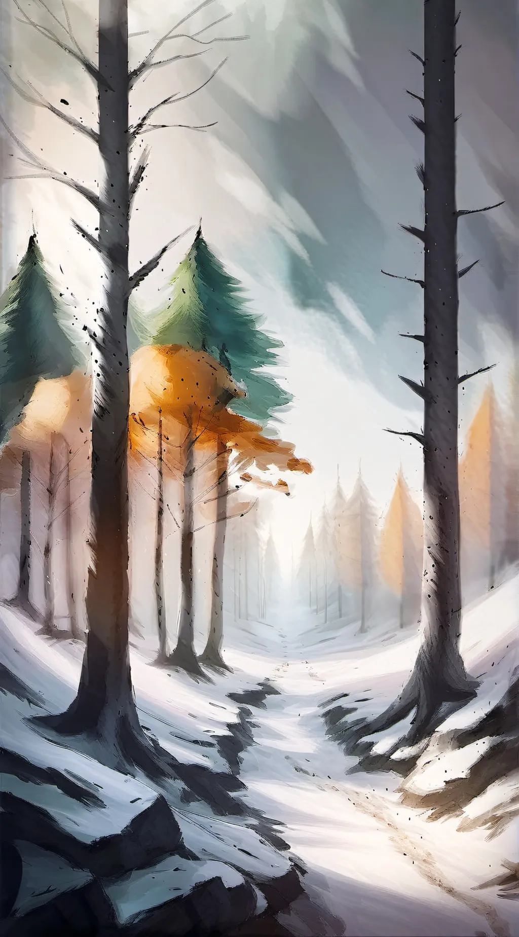 ai character: mha forest!  background