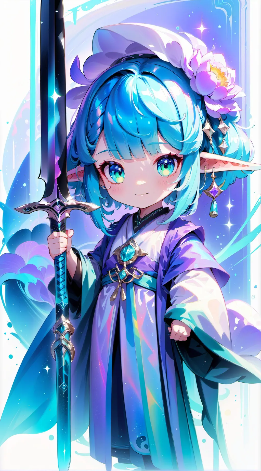 ai character: Celestia background