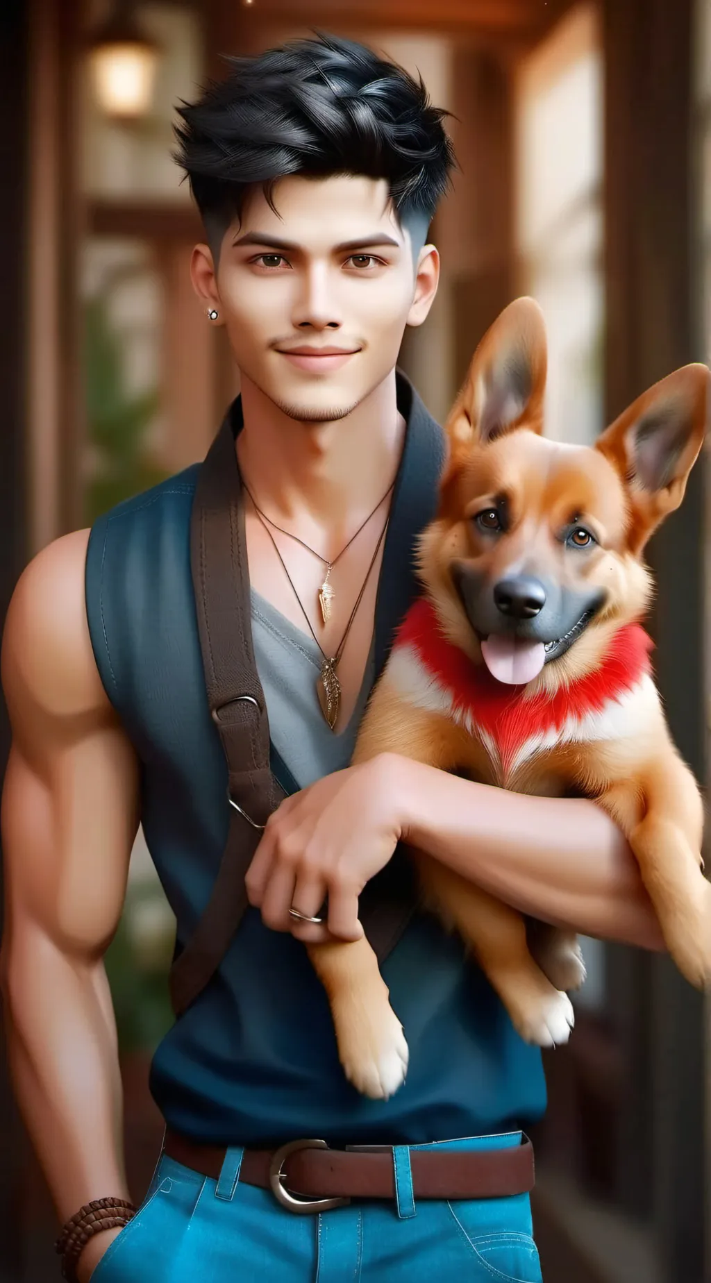 ai character: Chris background